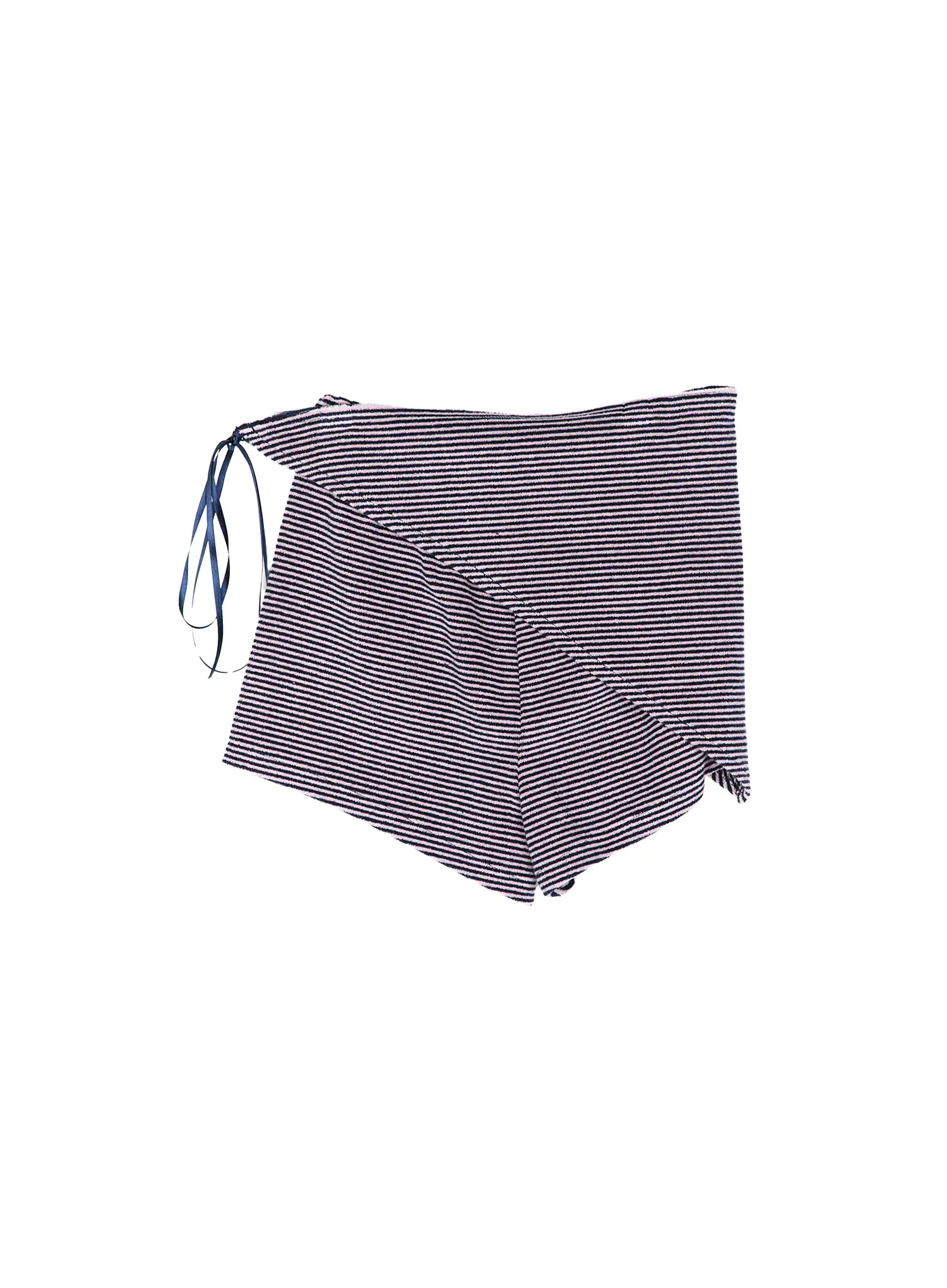 Modern Striped Wrap Shorts CY529 - Image 11