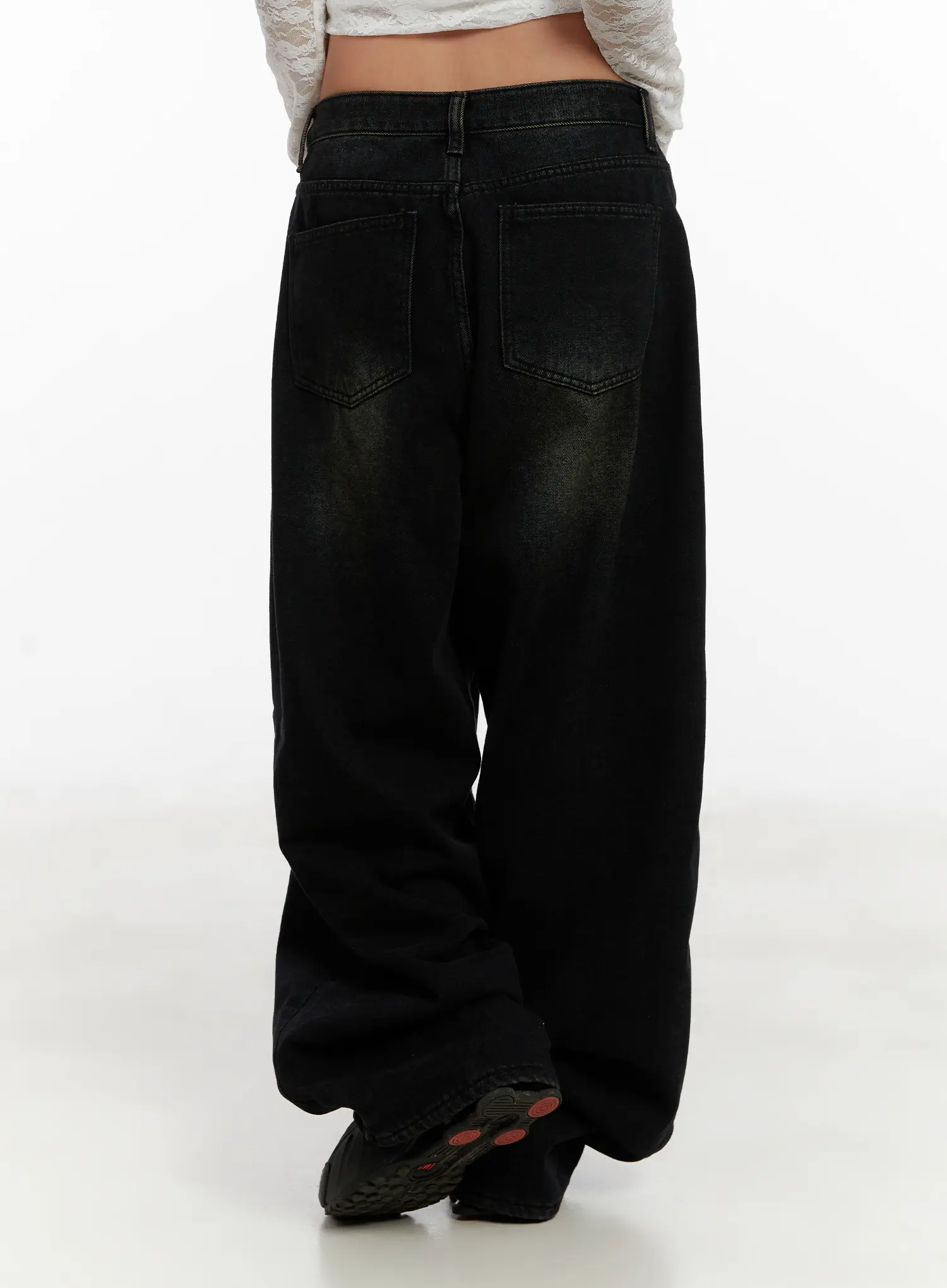 Myla Dark Wash Wide-Leg Jeans CD512 - Image 8