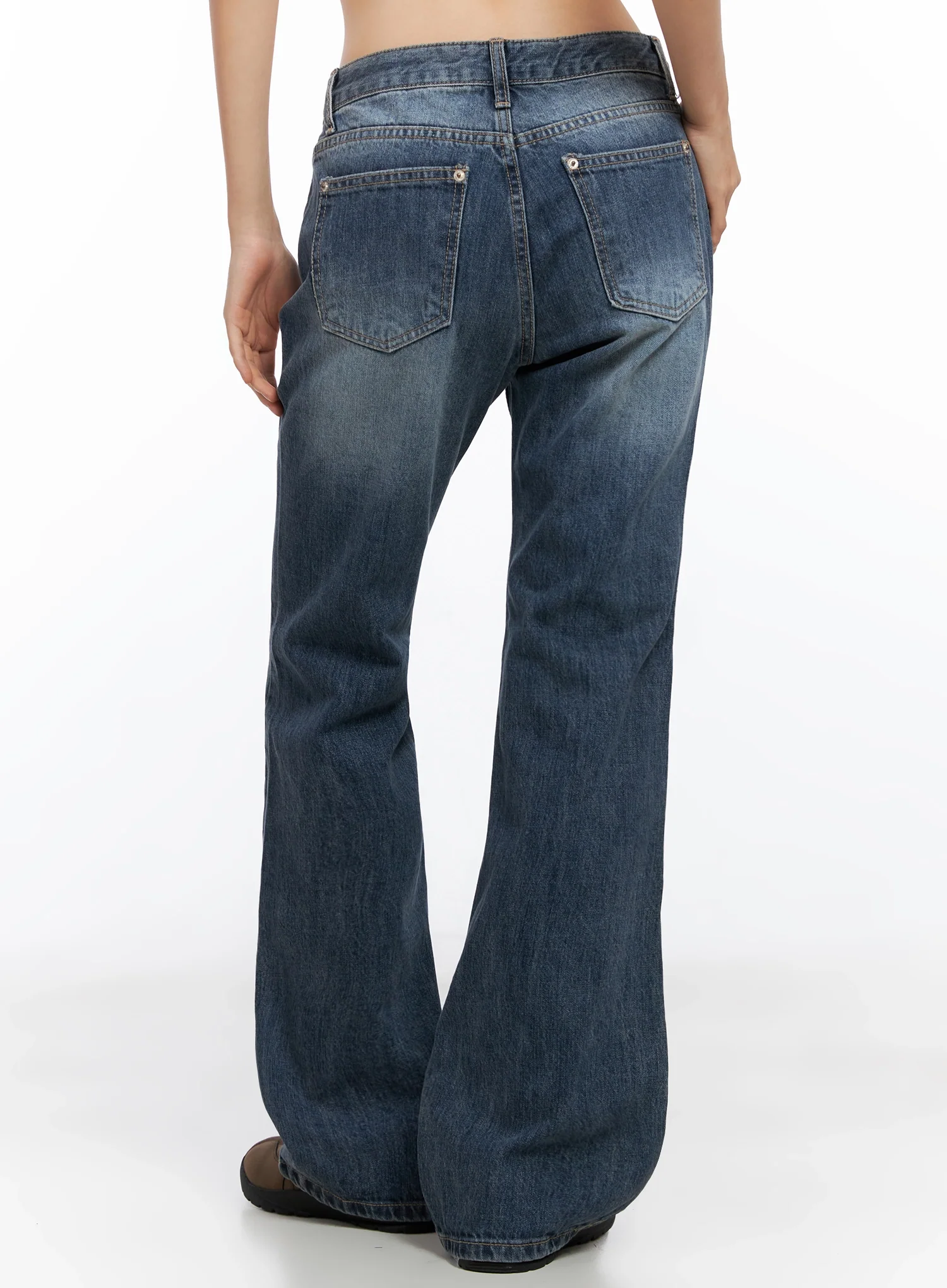 Myra Washed Bootcut Jeans IO516 - Image 11