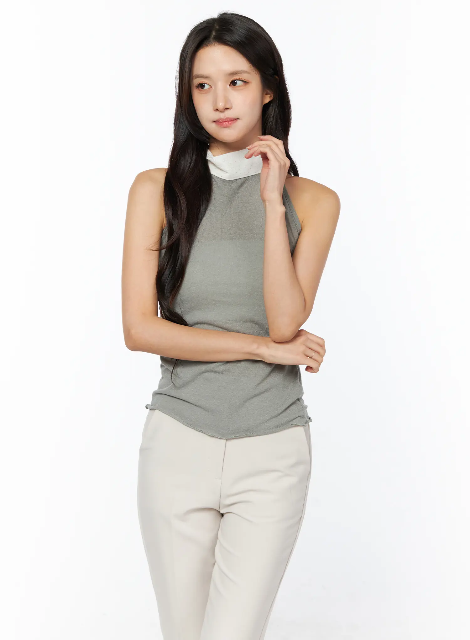 Neck-Tie Halter Top CU522