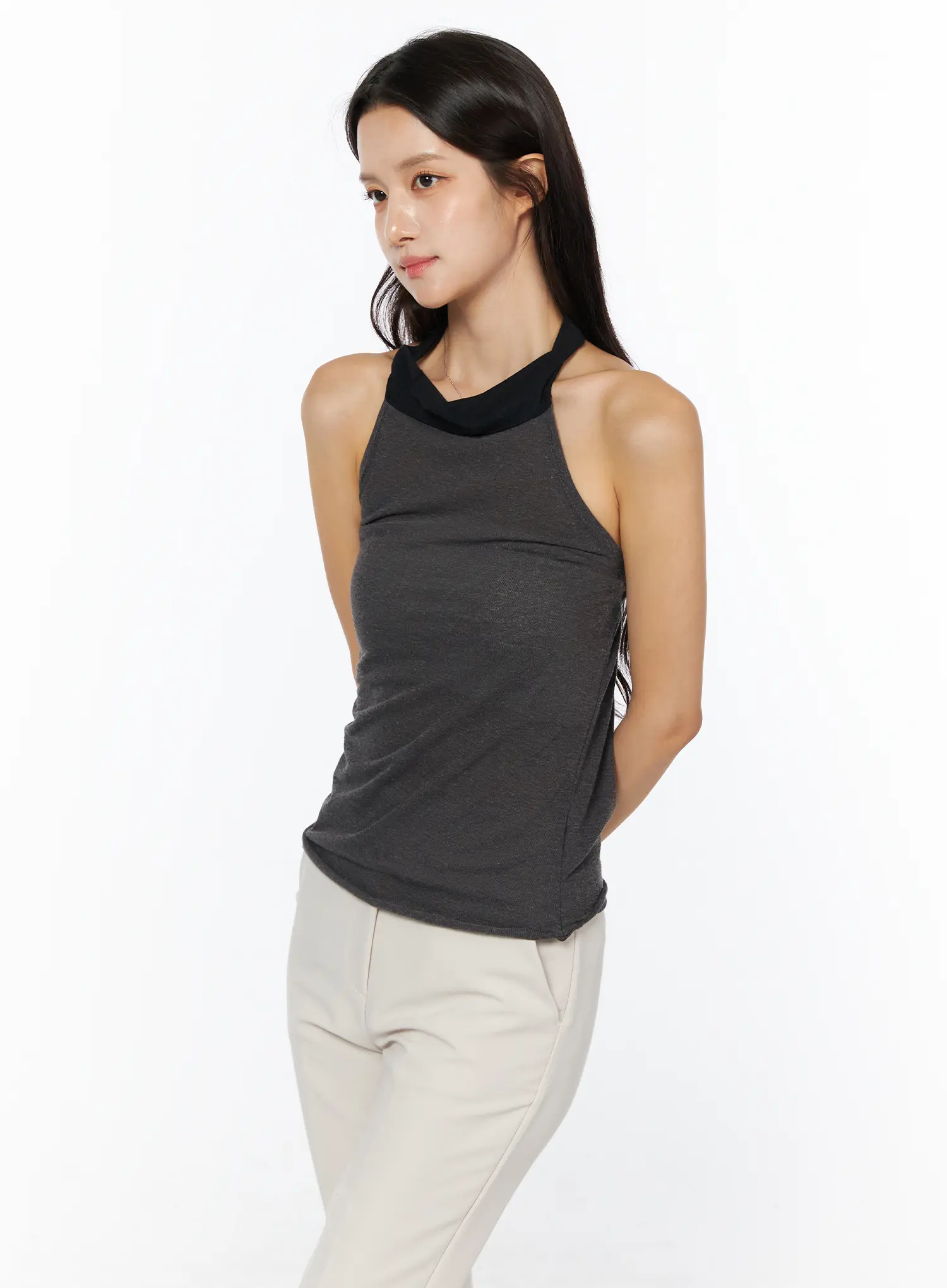 Neck-Tie Halter Top CU522 - Image 6