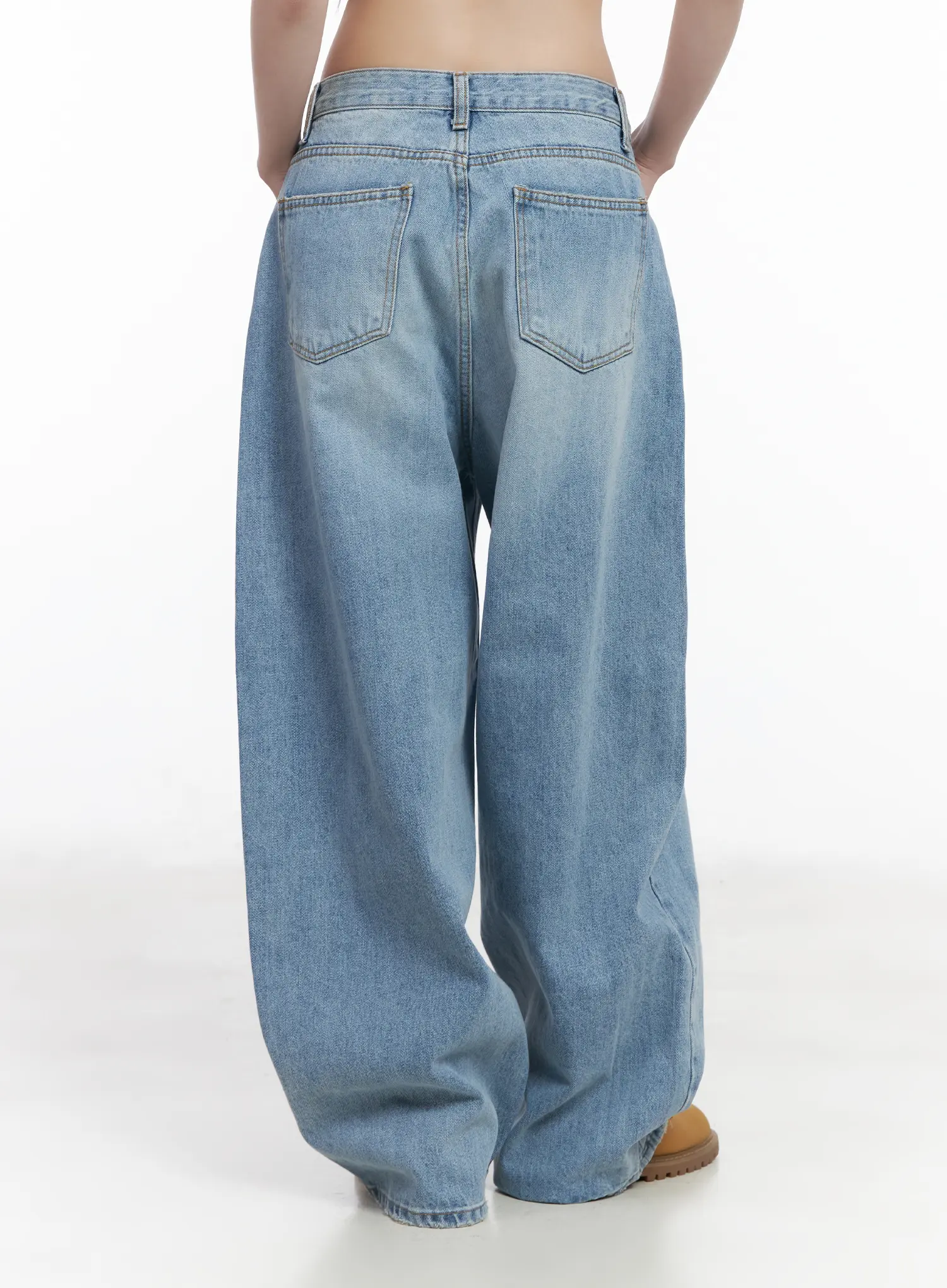 Nini Washed Wide Leg Jeans CM525 - Image 6