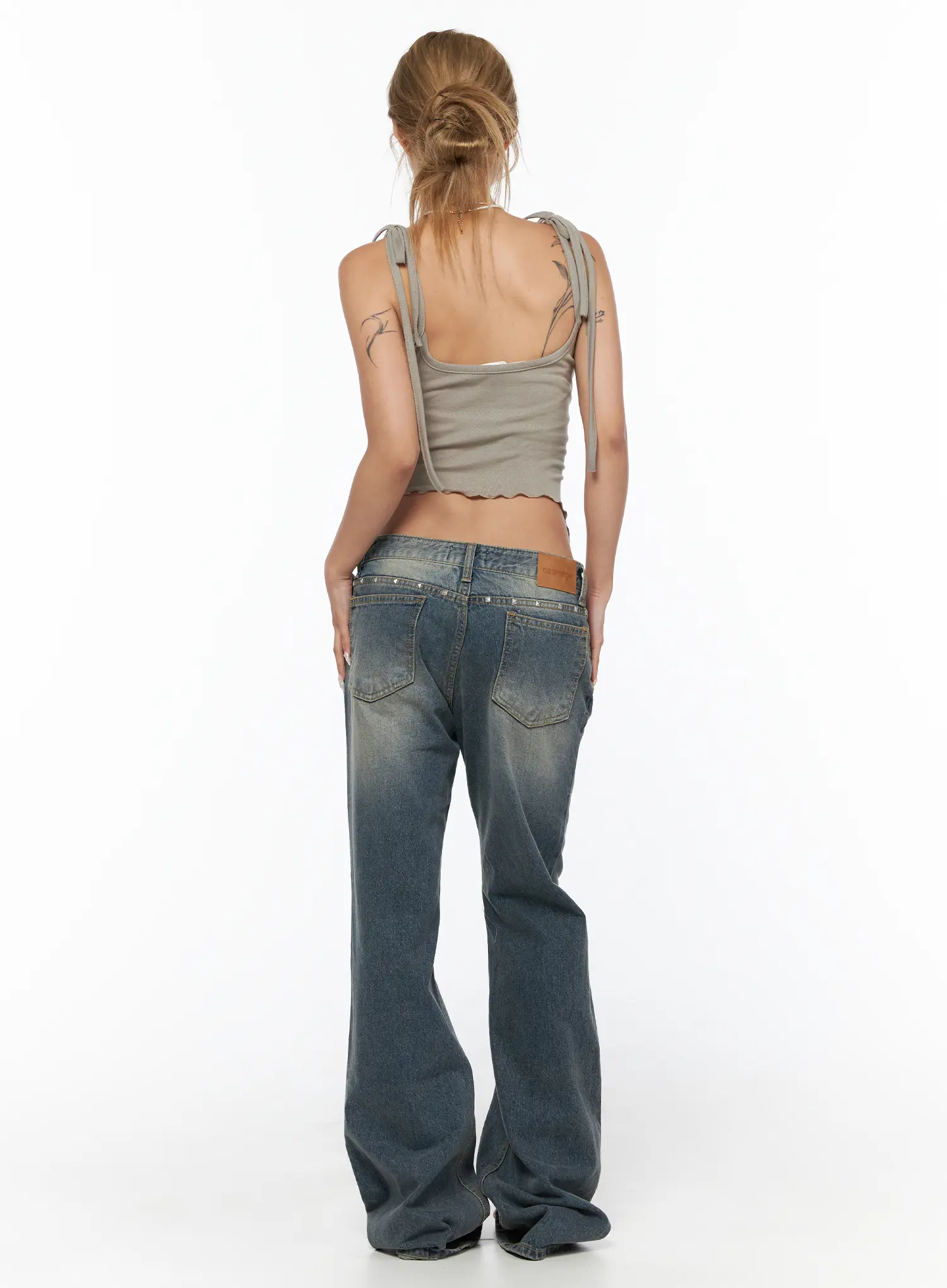 Noel Washed Bootcut Jeans CU524 - Image 7