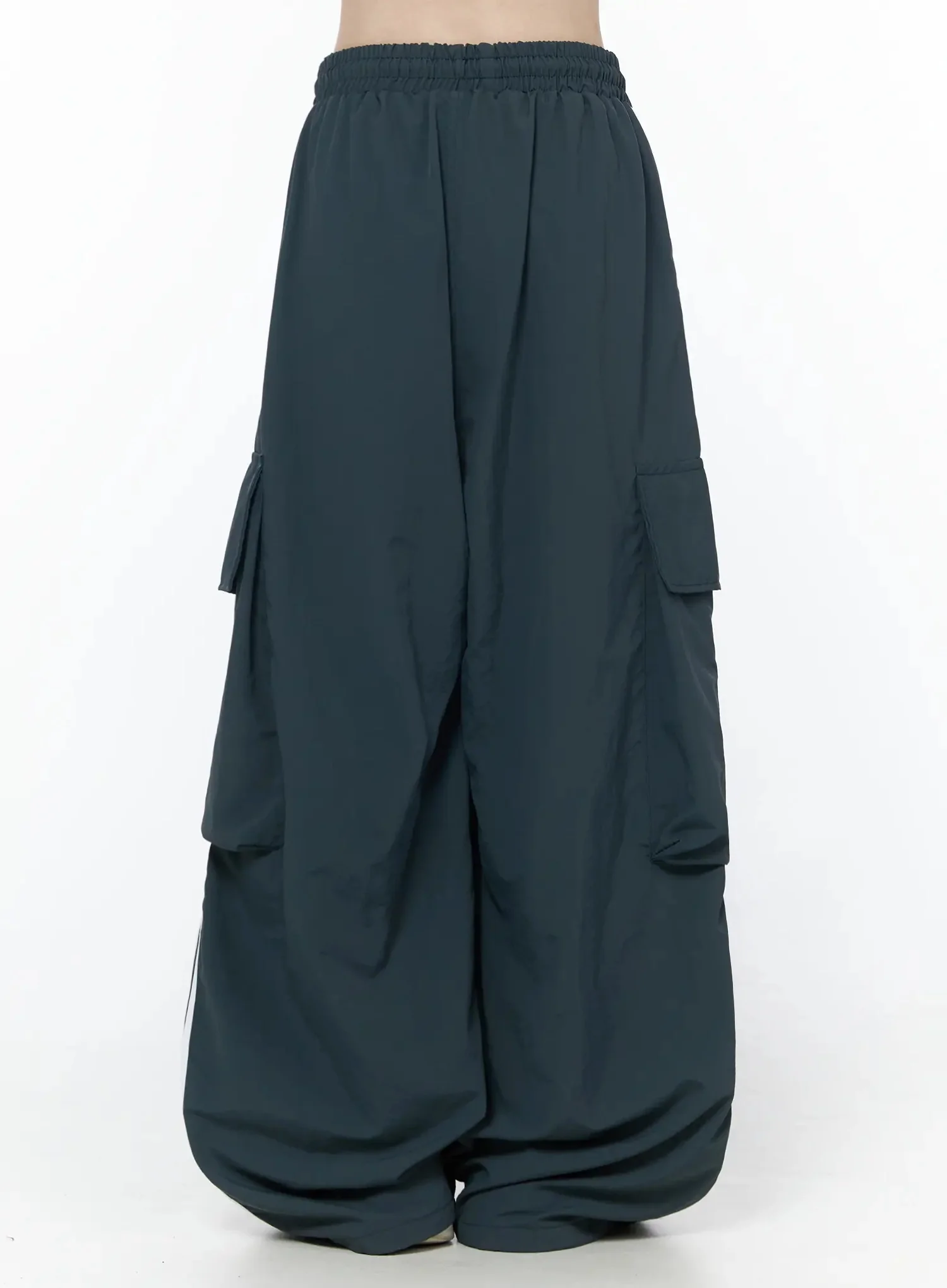 Nylon Cargo Track Pants IU512 - Image 12