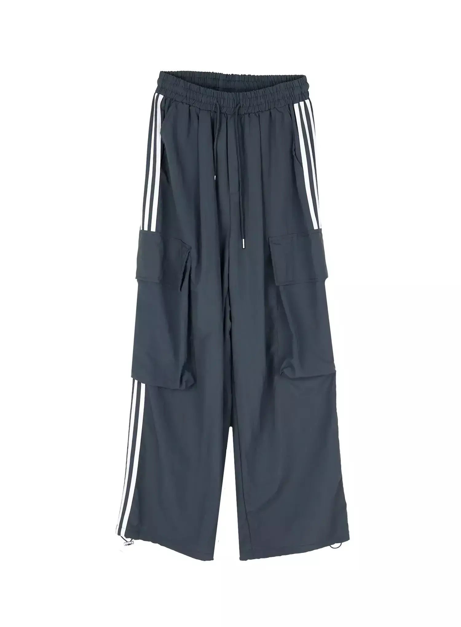 Nylon Cargo Track Pants IU512 - Image 14