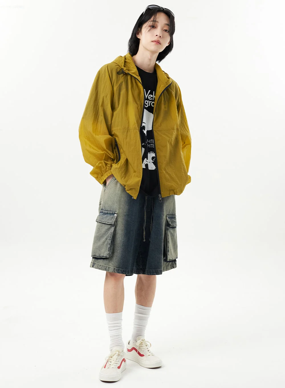 Nylon Hoodie Jacket CU314 - Image 7