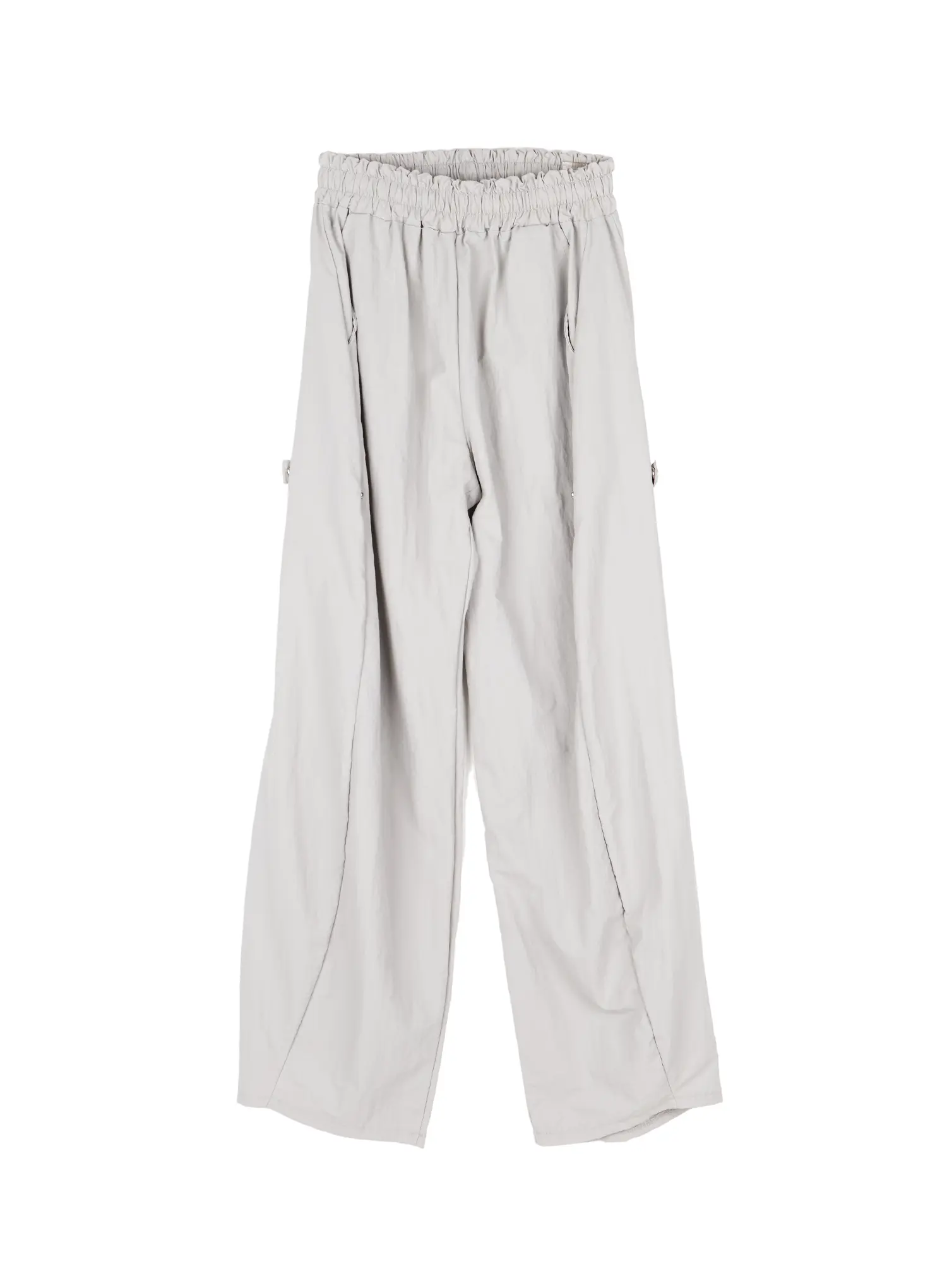 Nylon Wide Leg Snap Pants CY519 - Image 10