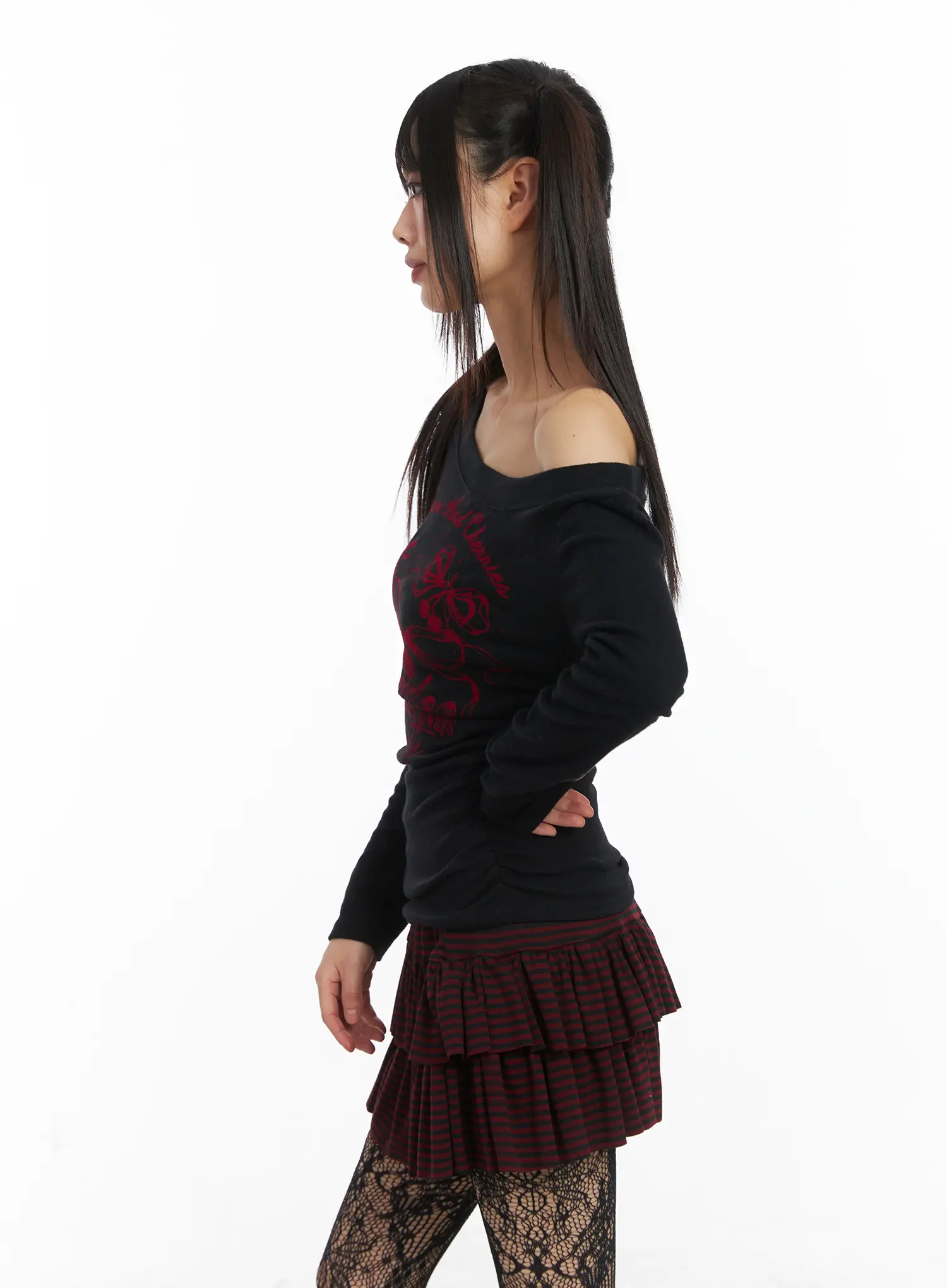 Off-Shoulder Long Sleeve Top CD519 - Image 6
