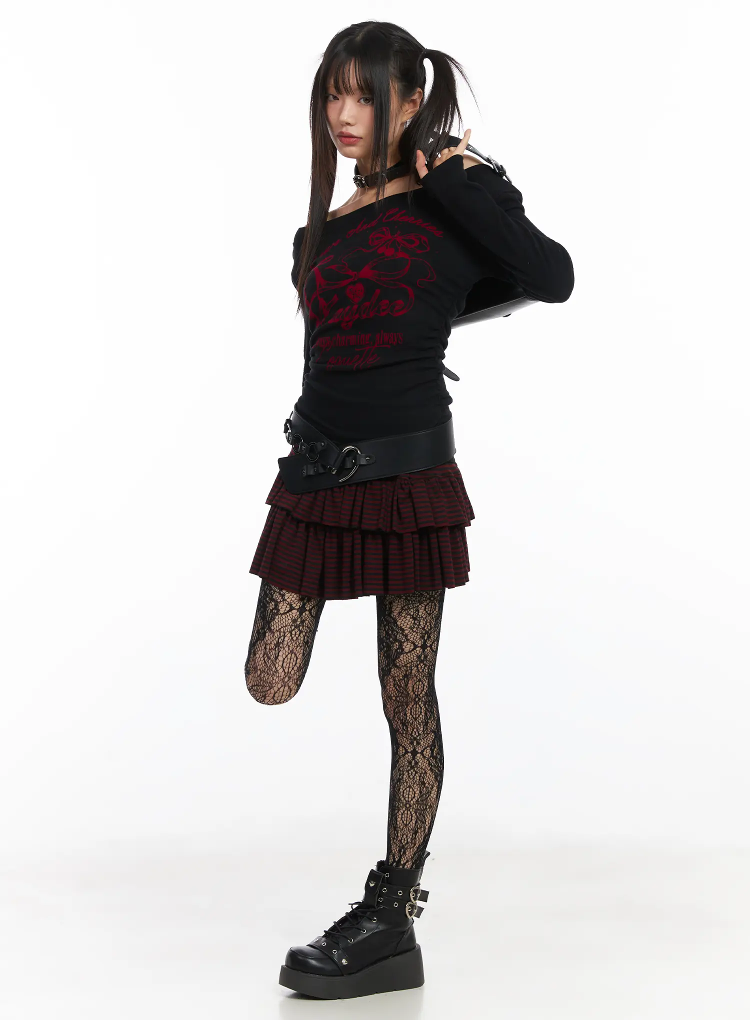 Off-Shoulder Long Sleeve Top CD519 - Image 8