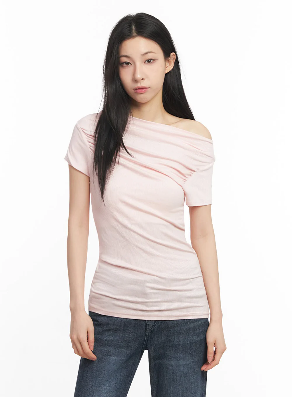 Off-Shoulder Slim-Fit Mini Dress IU509 - Image 16