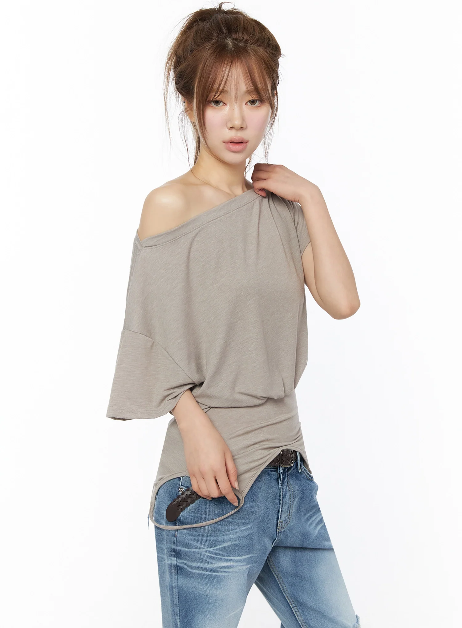Off-Shoulder Two-Way Cami Top IU525 - Image 8