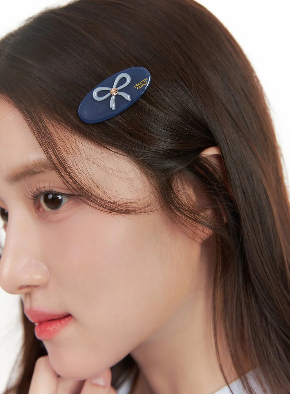Oval Ribbon Hairpin CJ515 - Image 2
