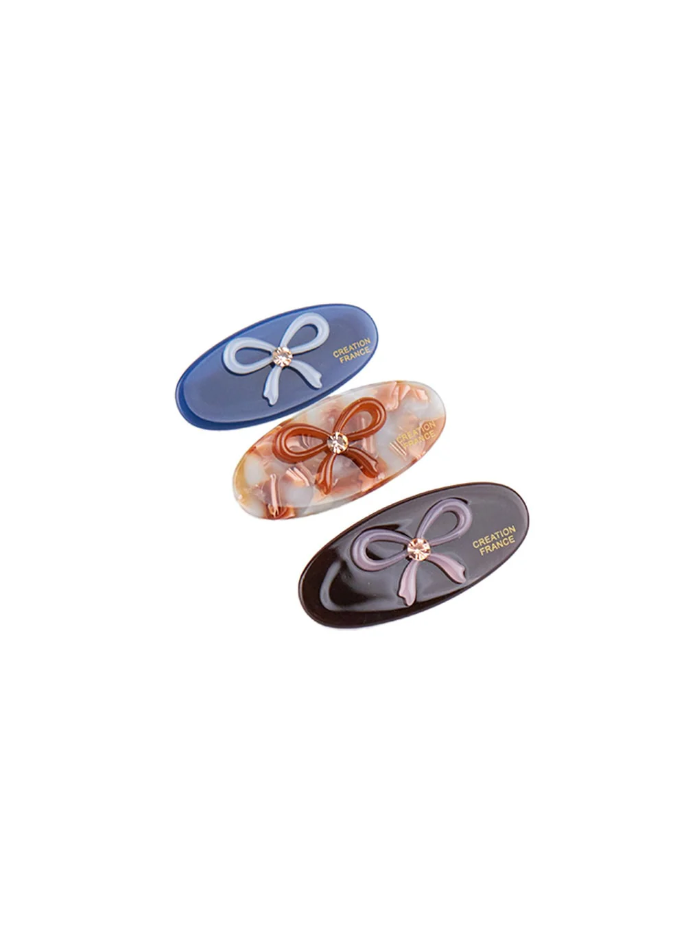 Oval Ribbon Hairpin CJ515 - Image 5