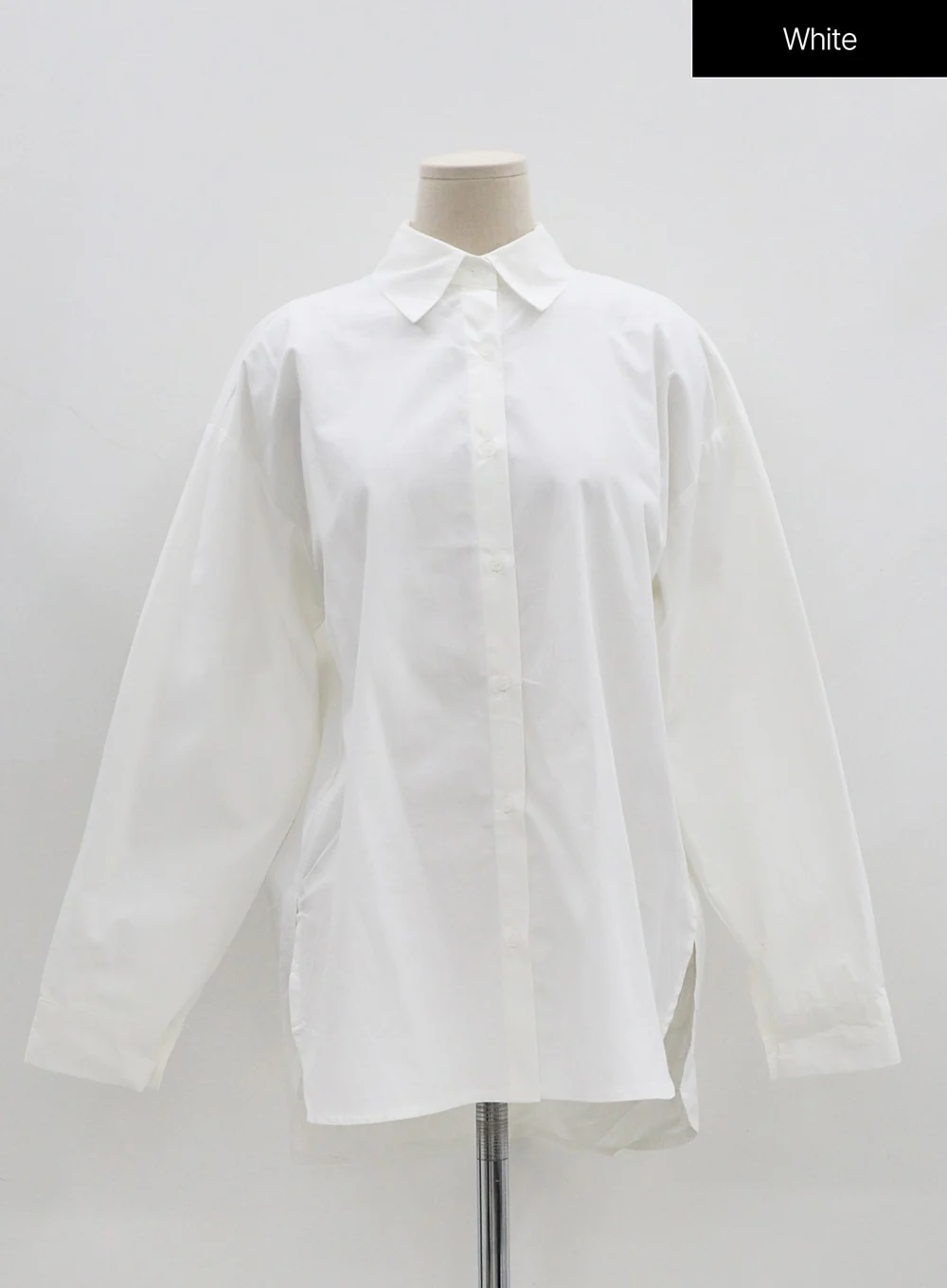 Oversize Long Sleeve Shirt OO04 - Image 15