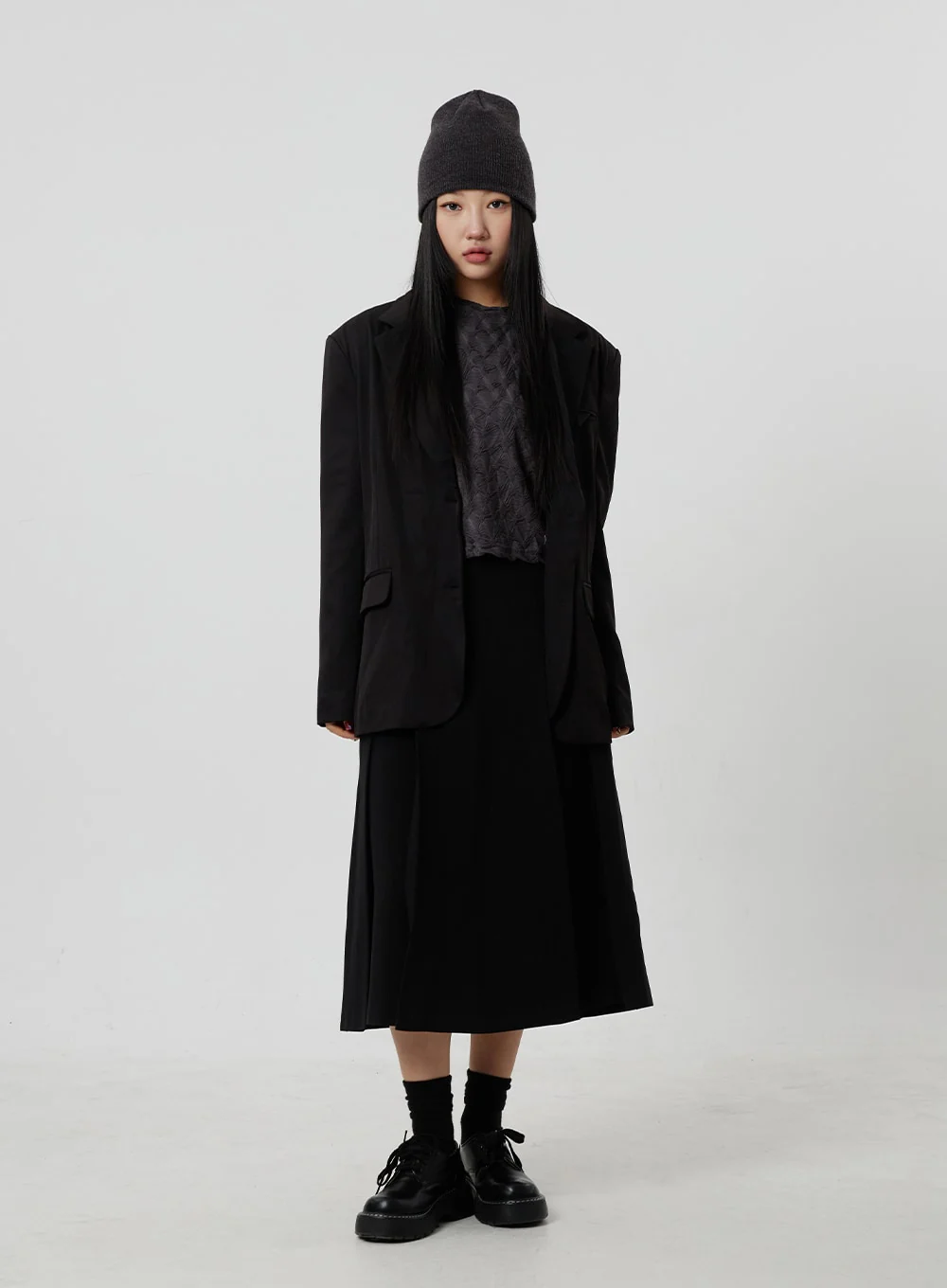 Oversized Basic Jacket CF306 - Image 3