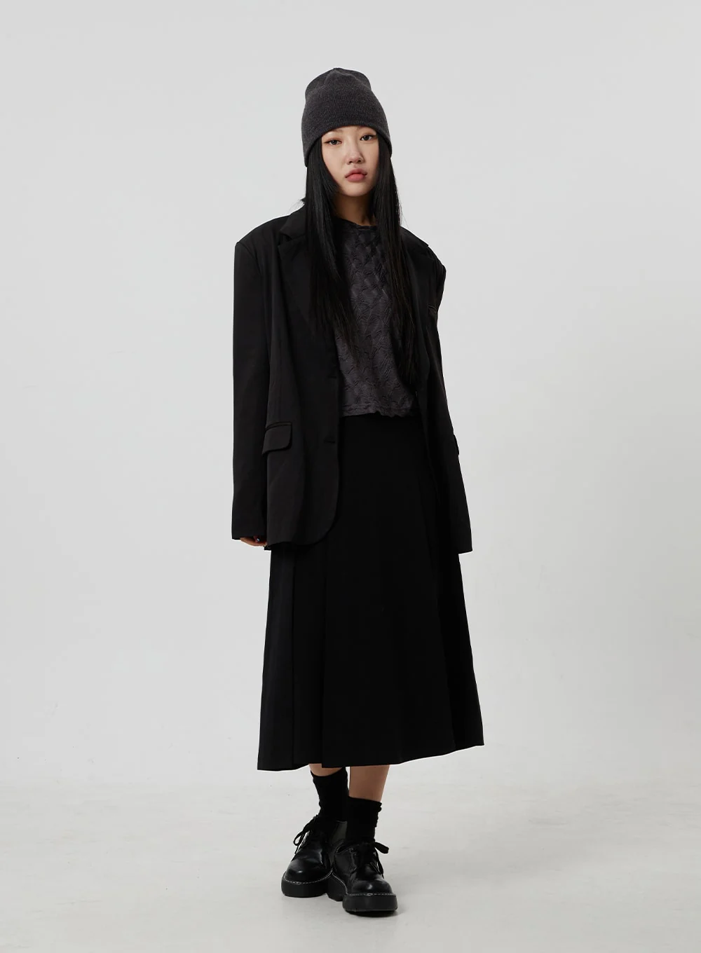 Oversized Basic Jacket CF306 - Image 7
