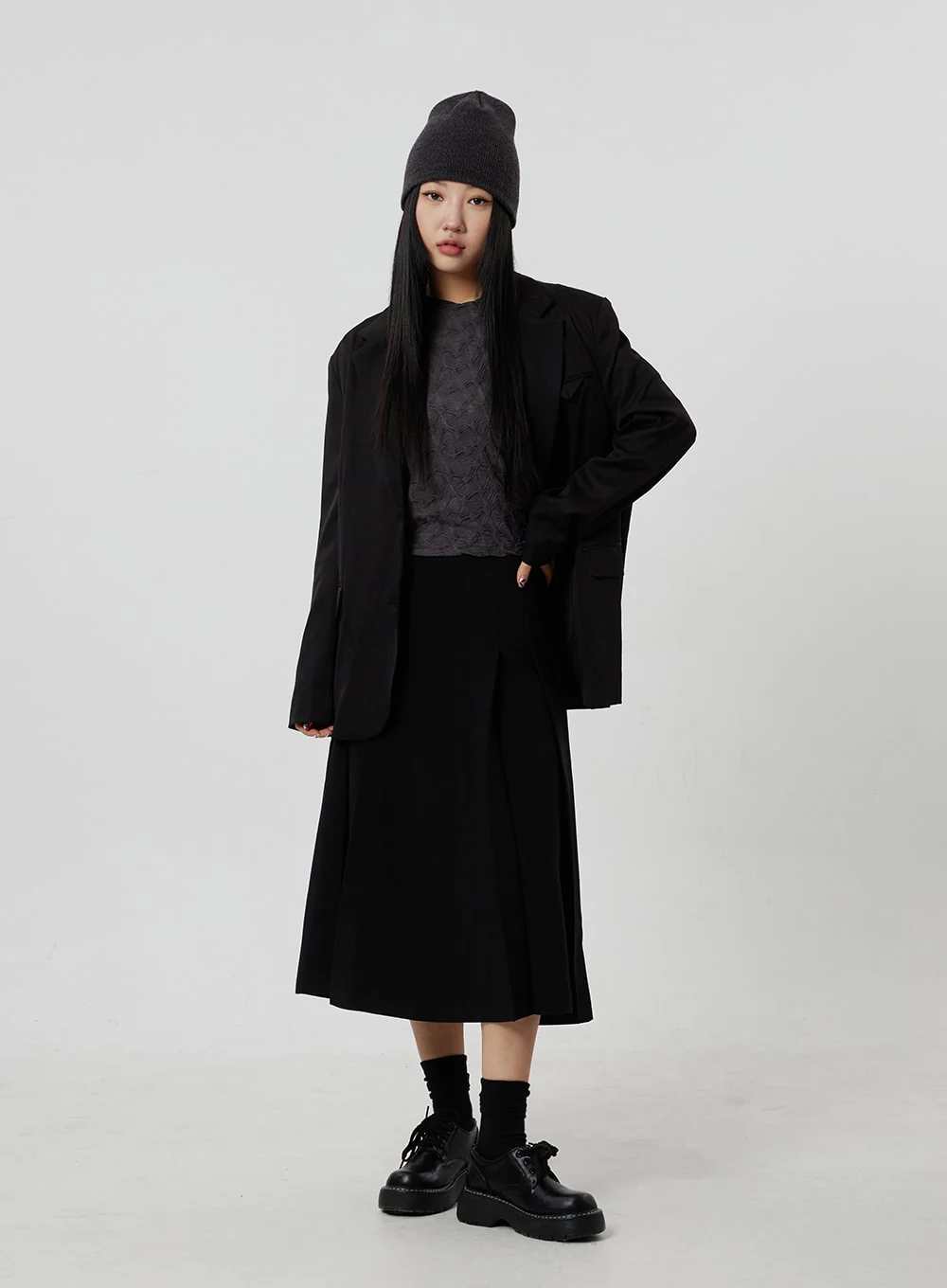 Oversized Basic Jacket CF306 - Image 8