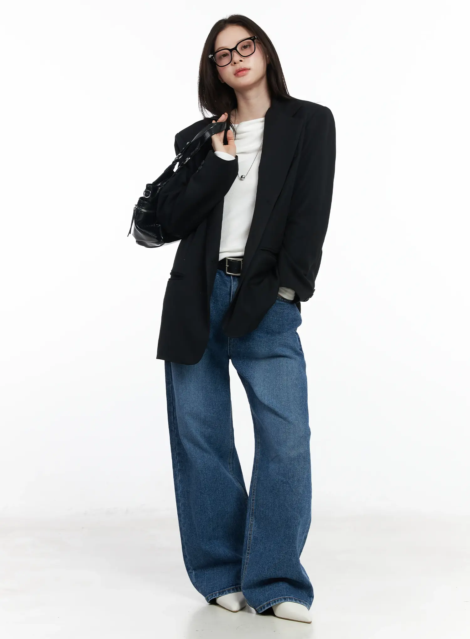 Oversized Blazer Jacket IF524