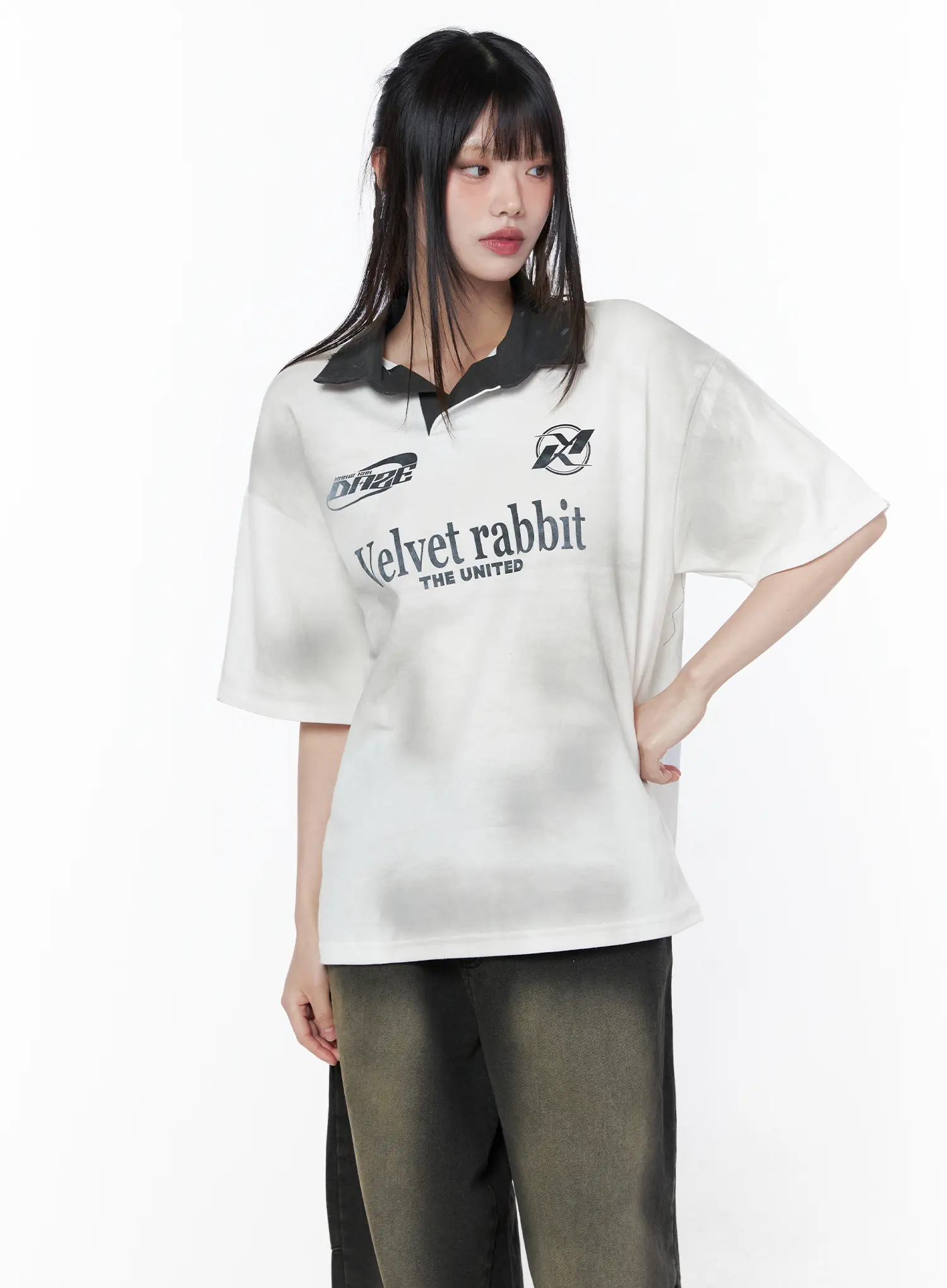 Oversized Collar Jersey CU519 - Image 10