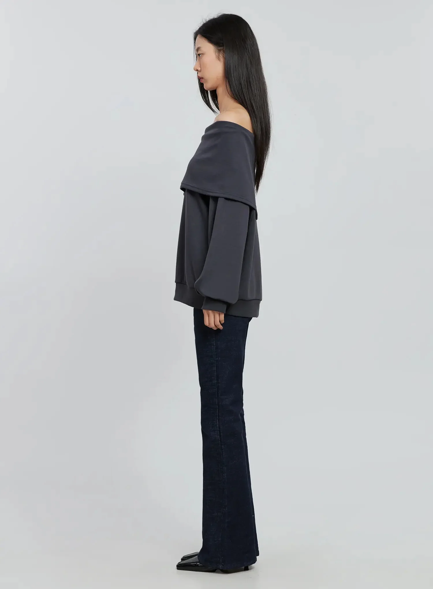 Oversized Off-Shoulder Sweater IN507 - Image 21