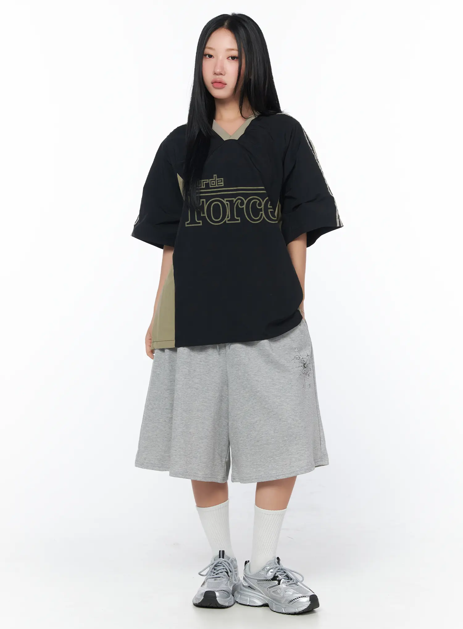 Oversized Track T-Shirt CY513 - Image 3