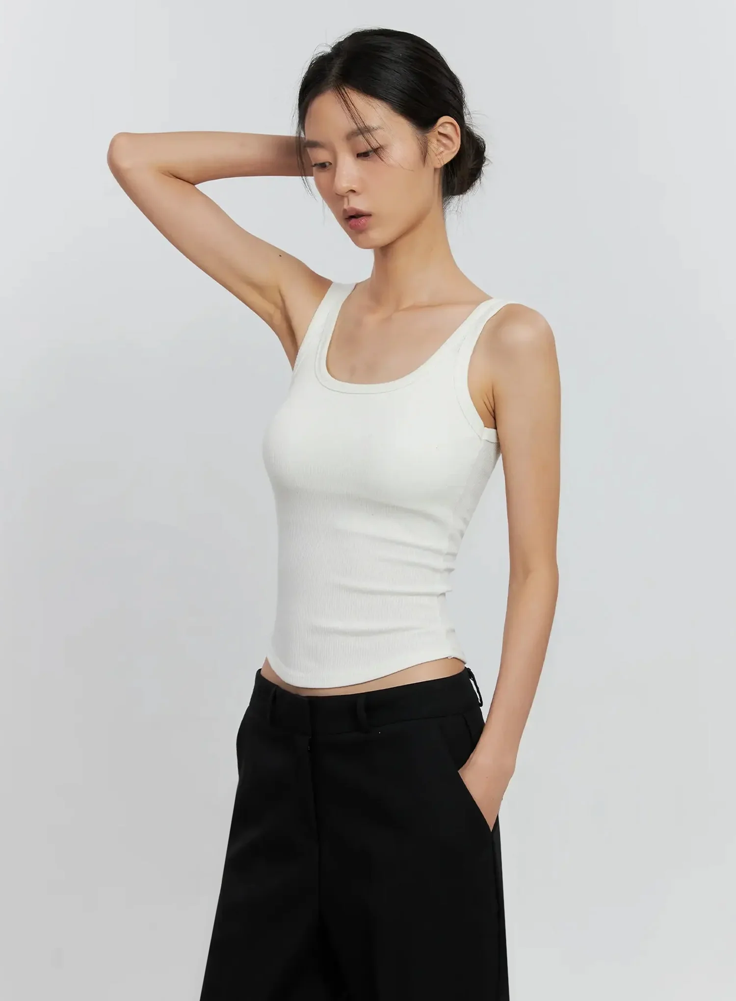 Padded Square-Neck Top IS516 - Image 5