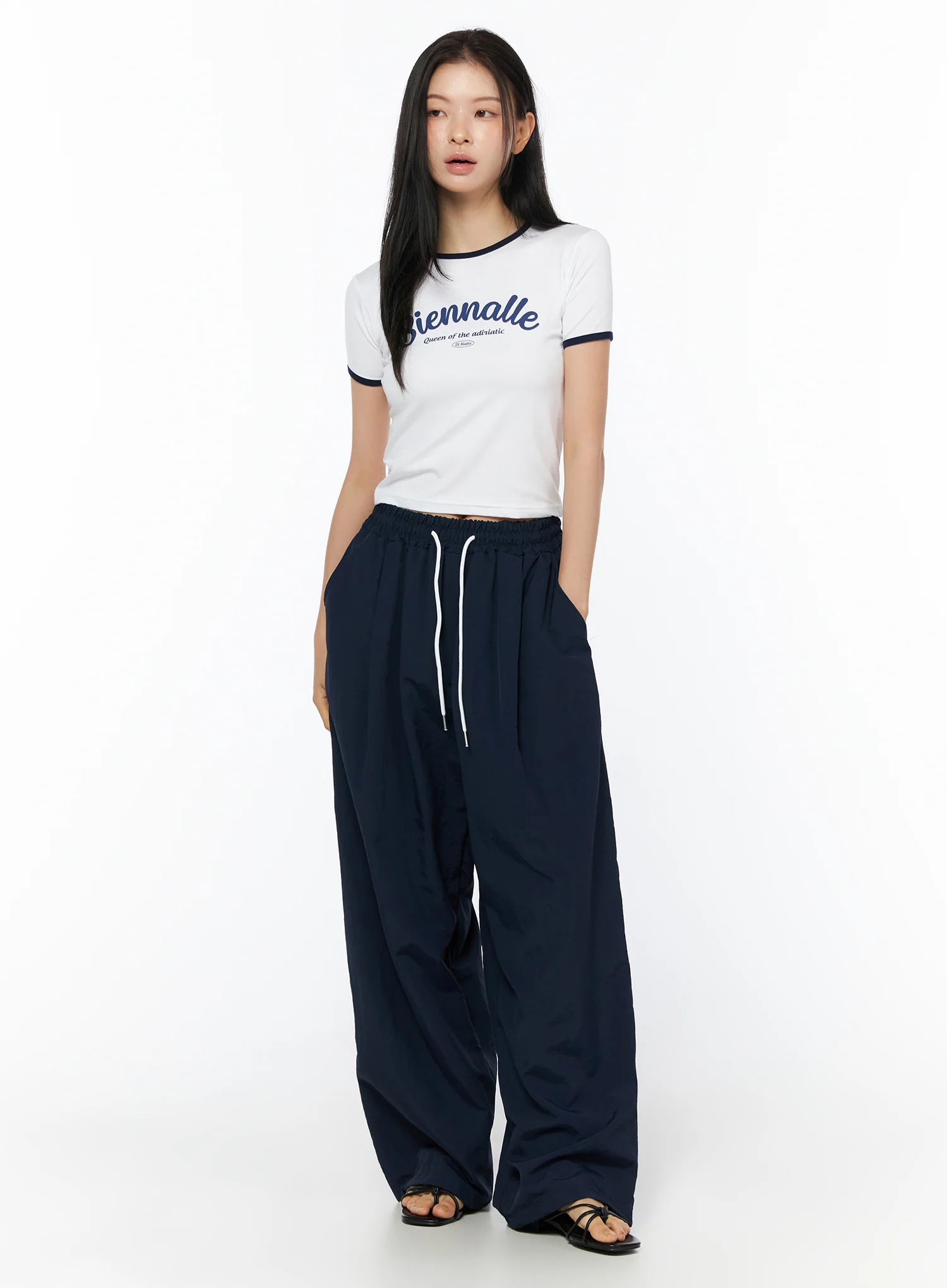 Parachute Wide Leg Pants IU519 - Image 6