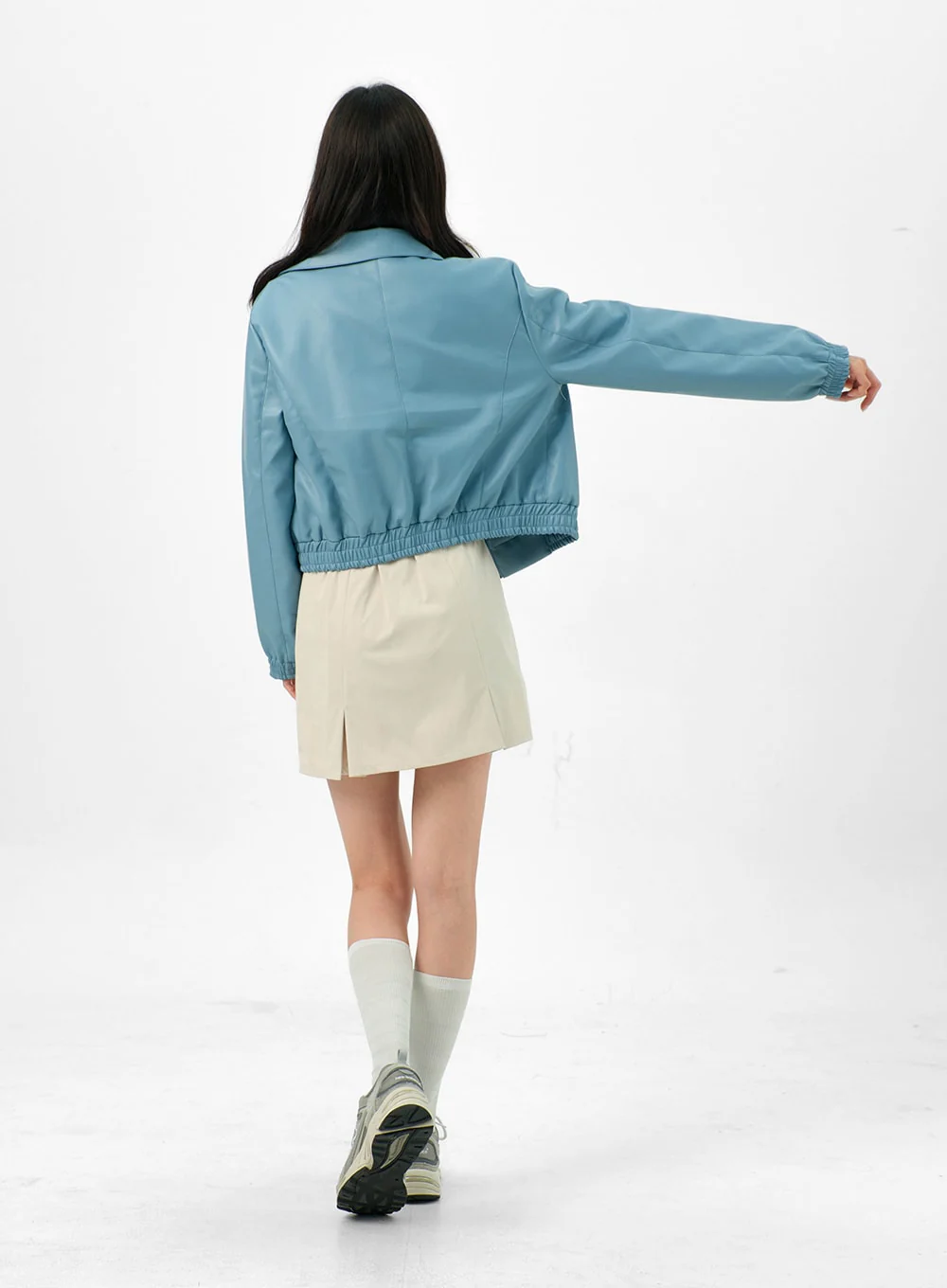 Pastel Pleated Mini Skirt OG327 - Image 4