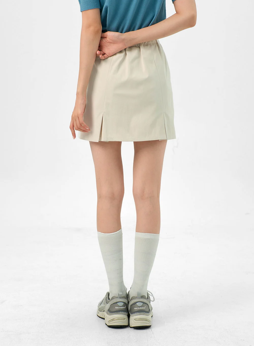 Pastel Pleated Mini Skirt OG327 - Image 7