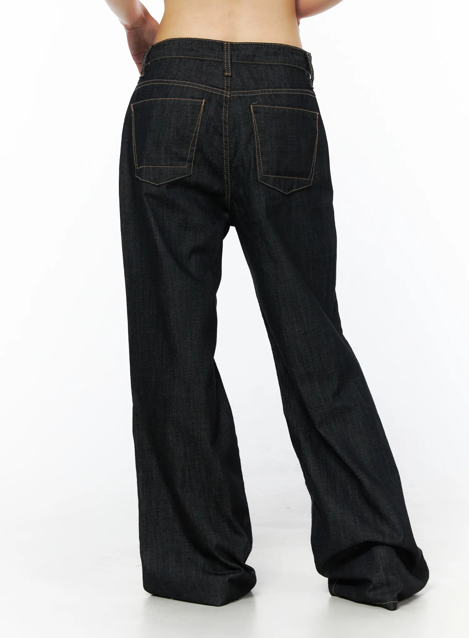 Pat Non-Fade Wide Leg Jeans CU511 - Image 6