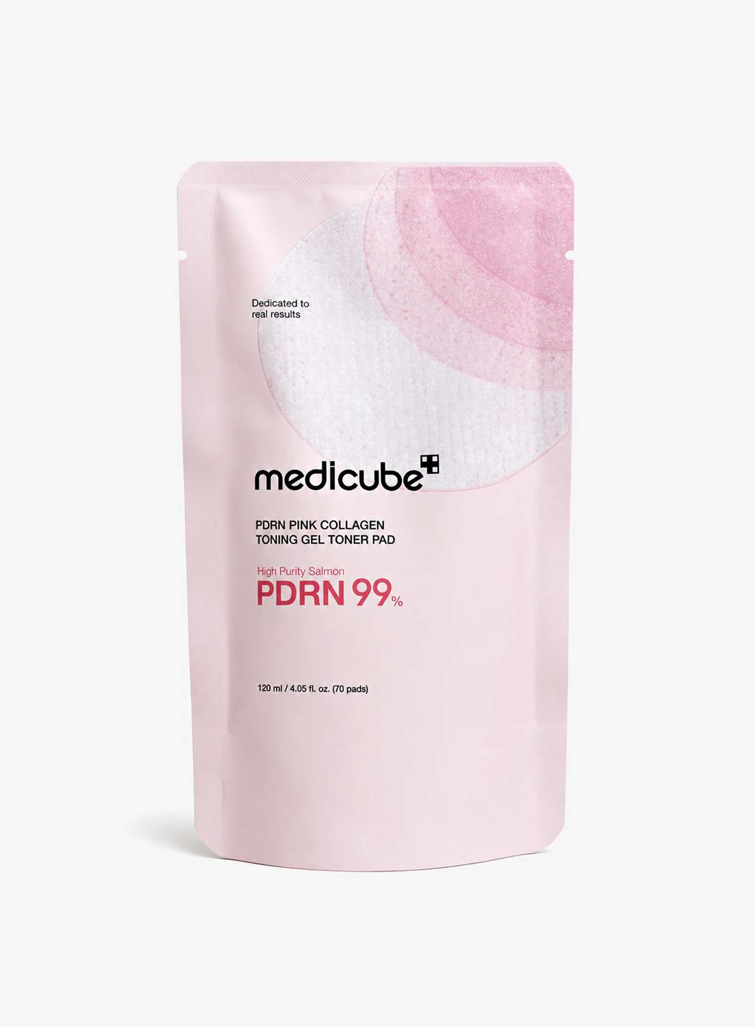 PDRN Pink Collagen Toning Gel Toner Pad (120ml / 70pcs) - Image 4