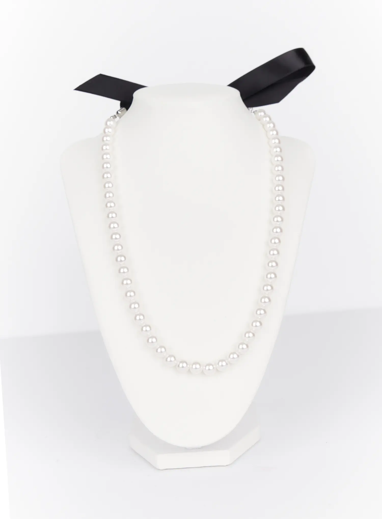 Pearl Bead Strand Necklace IN514 - Image 3