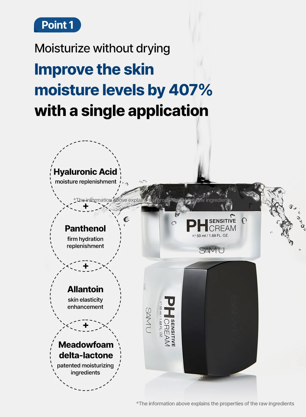 PH Sensitive Cream (Jar) (50ml) - Image 7