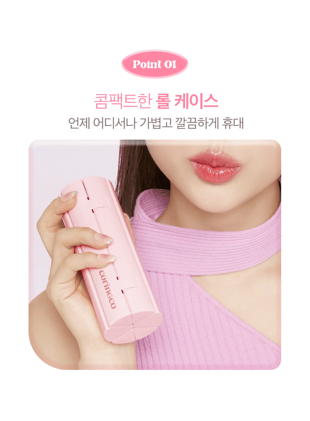 Pink Roll Brush Set (6pcs) - Image 5
