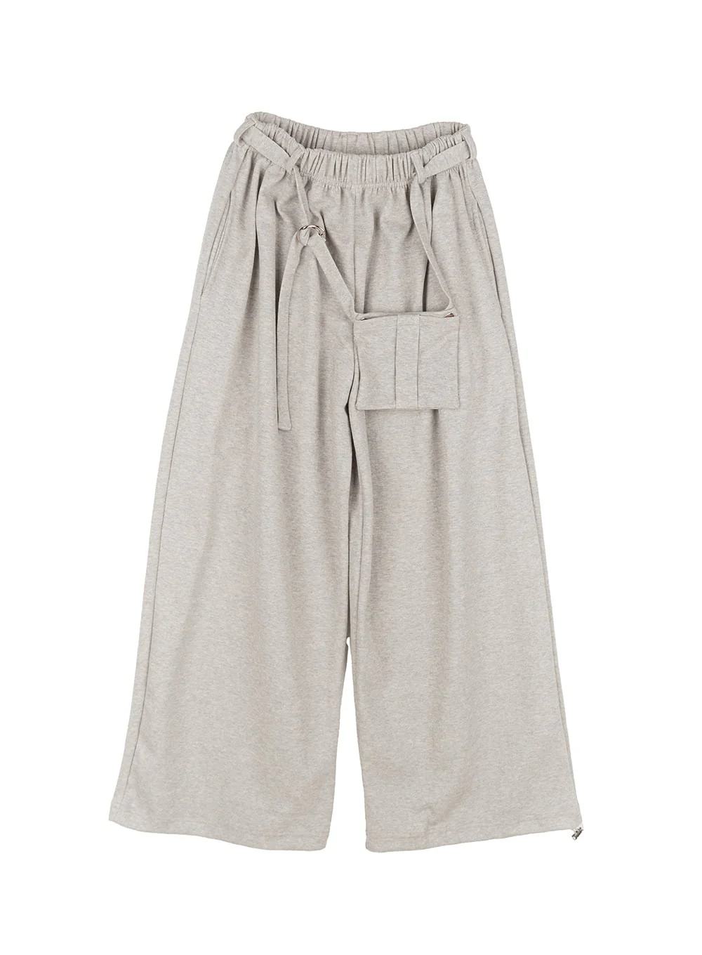 Pintuck Belt Wide-Leg Sweatpants IM528 - Image 15