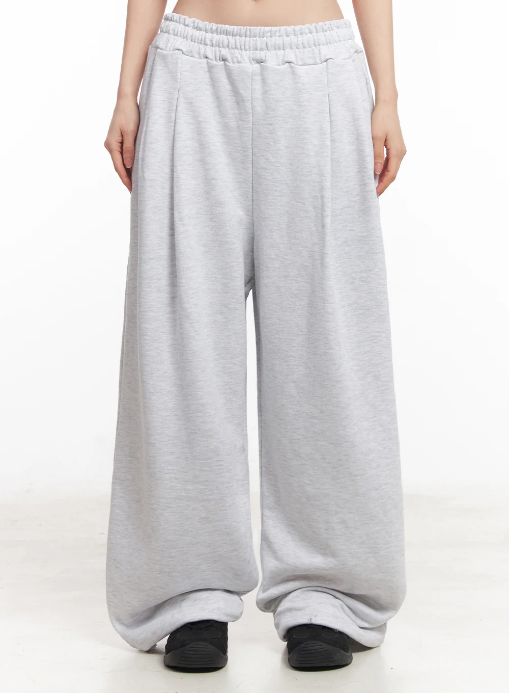 Pintuck Oversized Sweatpants IY516 - Image 6