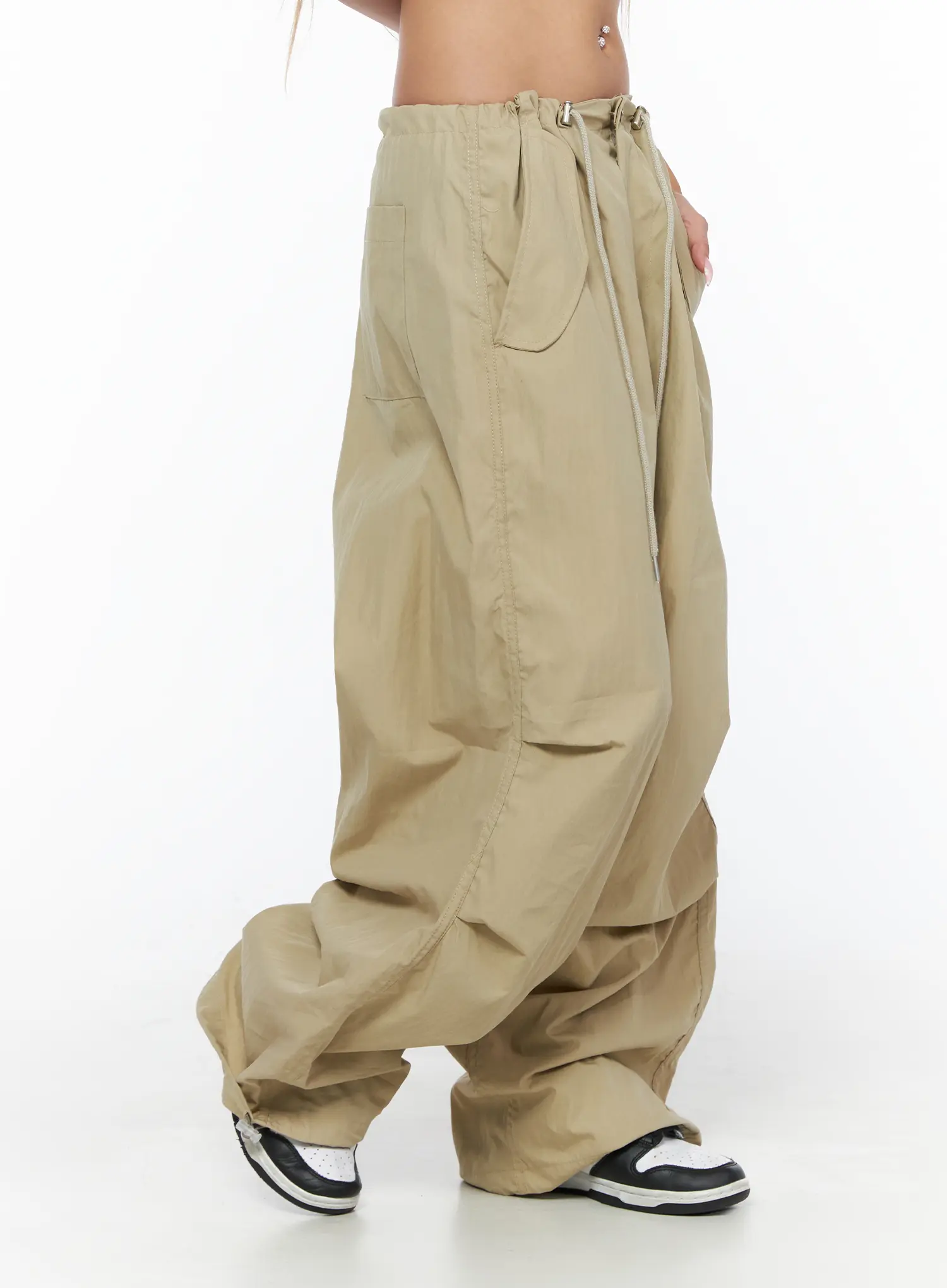 Pintuck Pocket Parachute Pants CU524 - Image 3