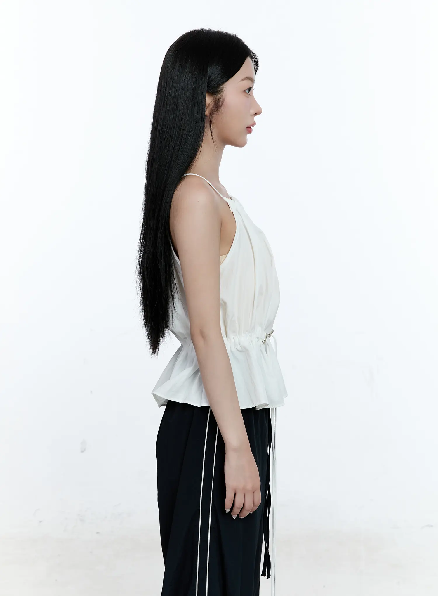 Pintuck String Halter Top CG512 - Image 5