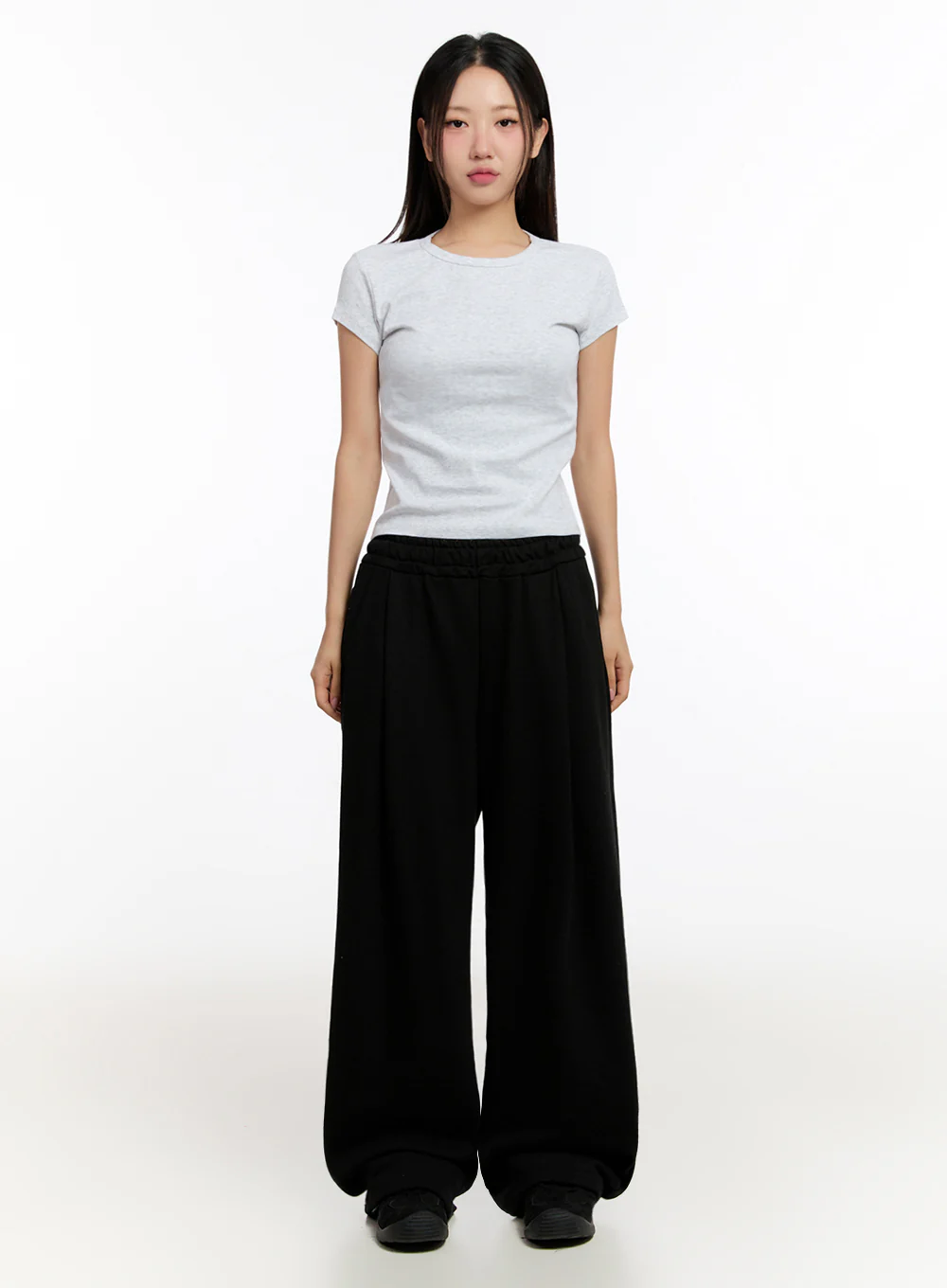 Pintuck Wide-Leg Sweatpants IU509 - Image 5