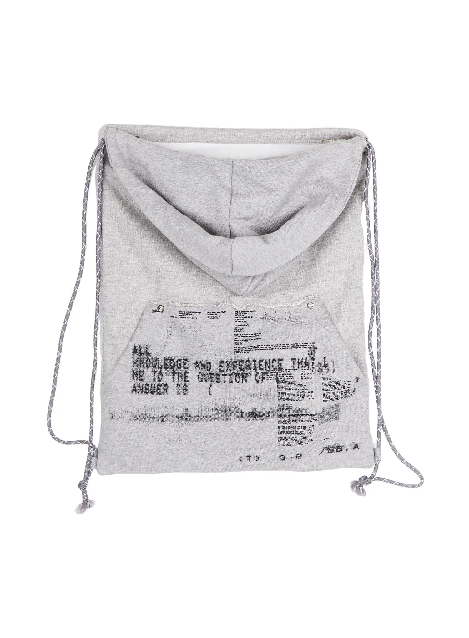 Pixel Graphic Hoodie Drawstring Backpack IU510 - Image 11