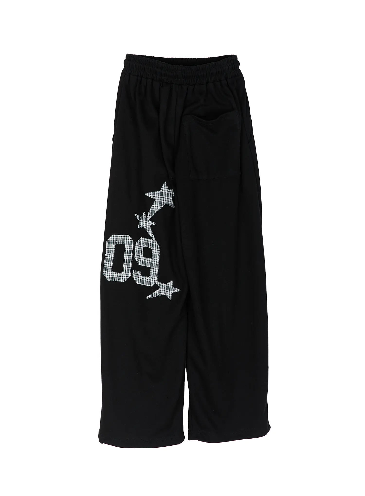 Plaid Graphic Wide Leg Sweatpants CY529 - Image 13