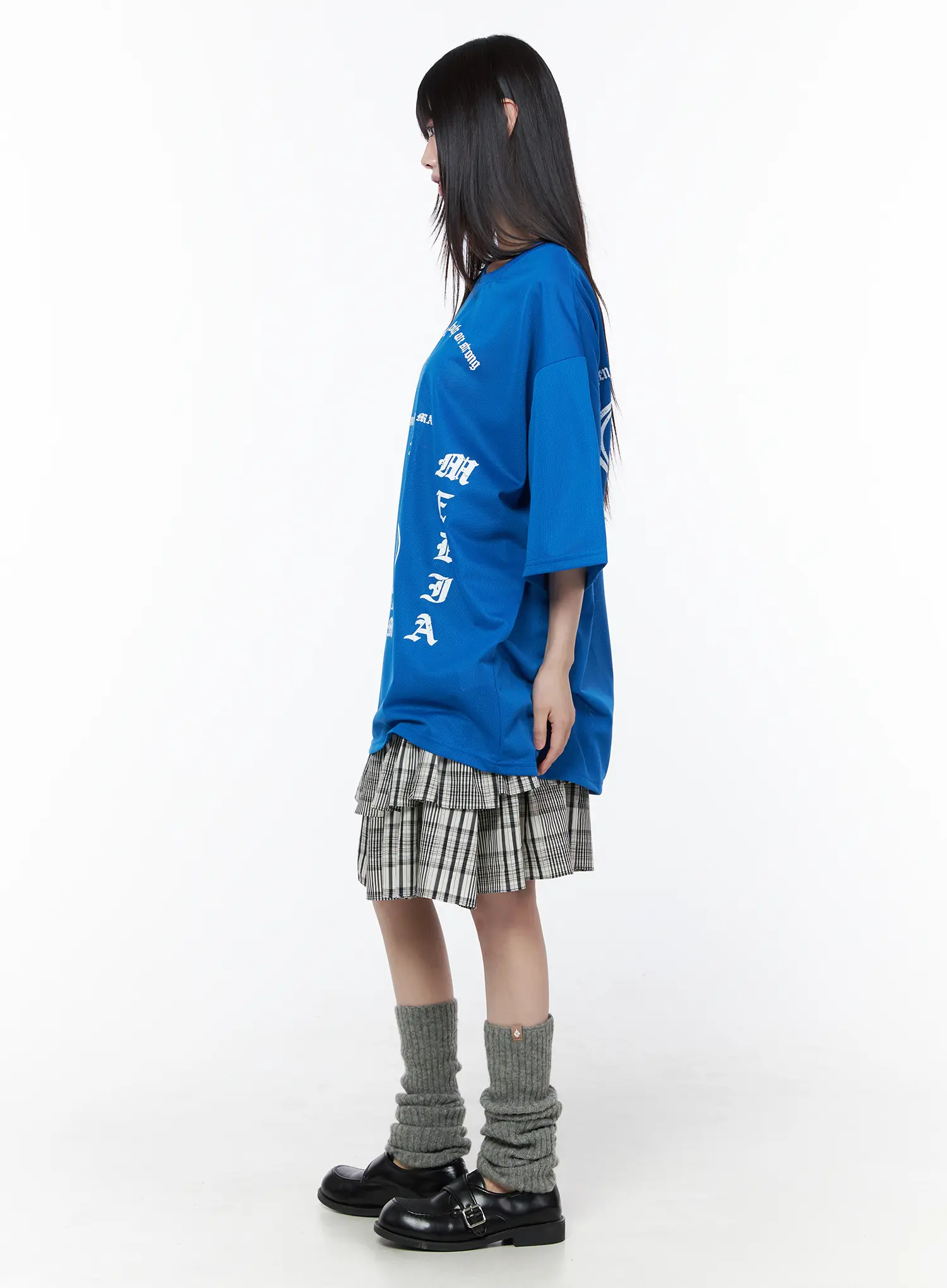 Plaid Layered Midi Skirt CU519 - Image 6