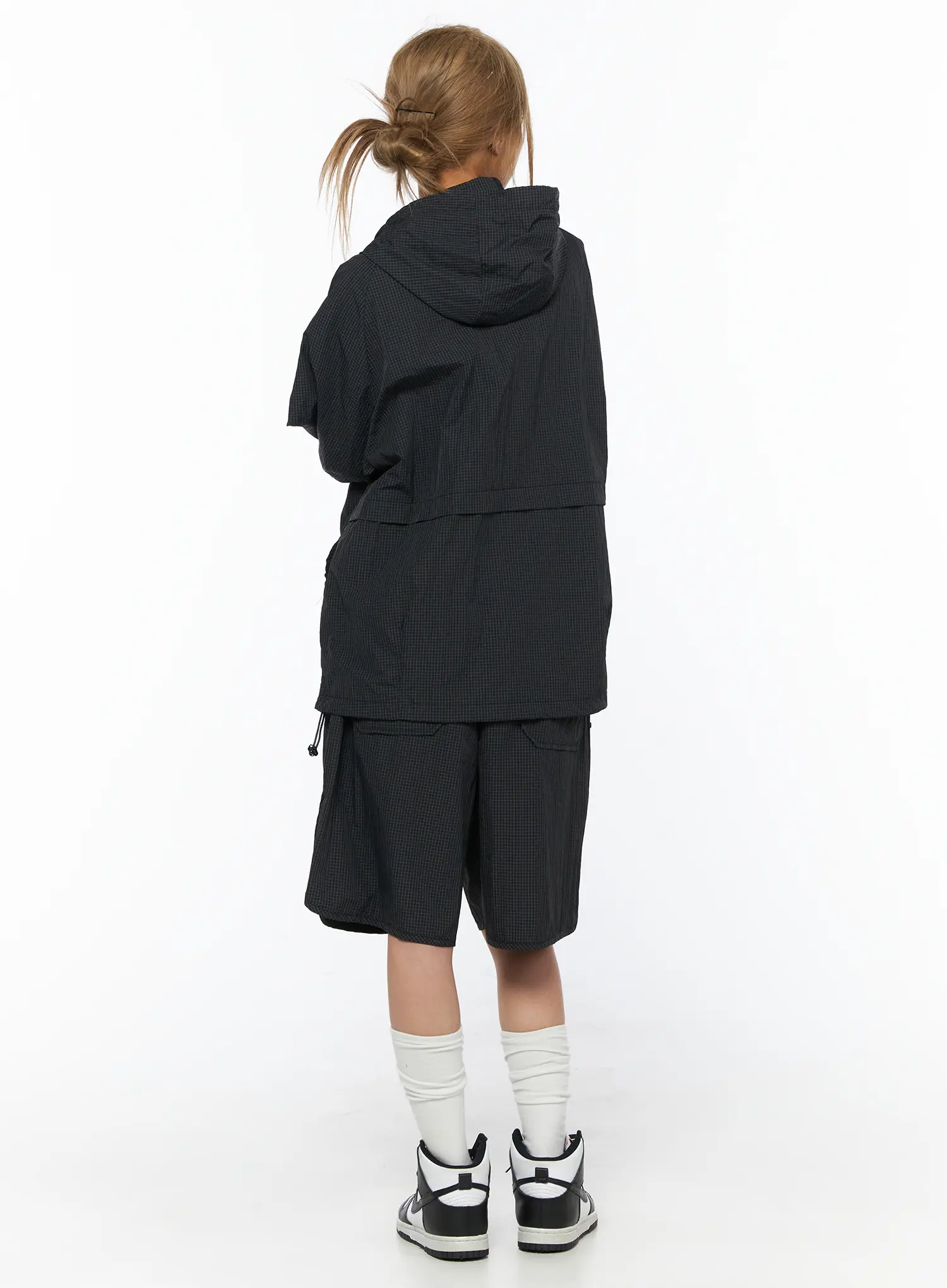 Plaid Nylon Shorts CU523 - Image 6