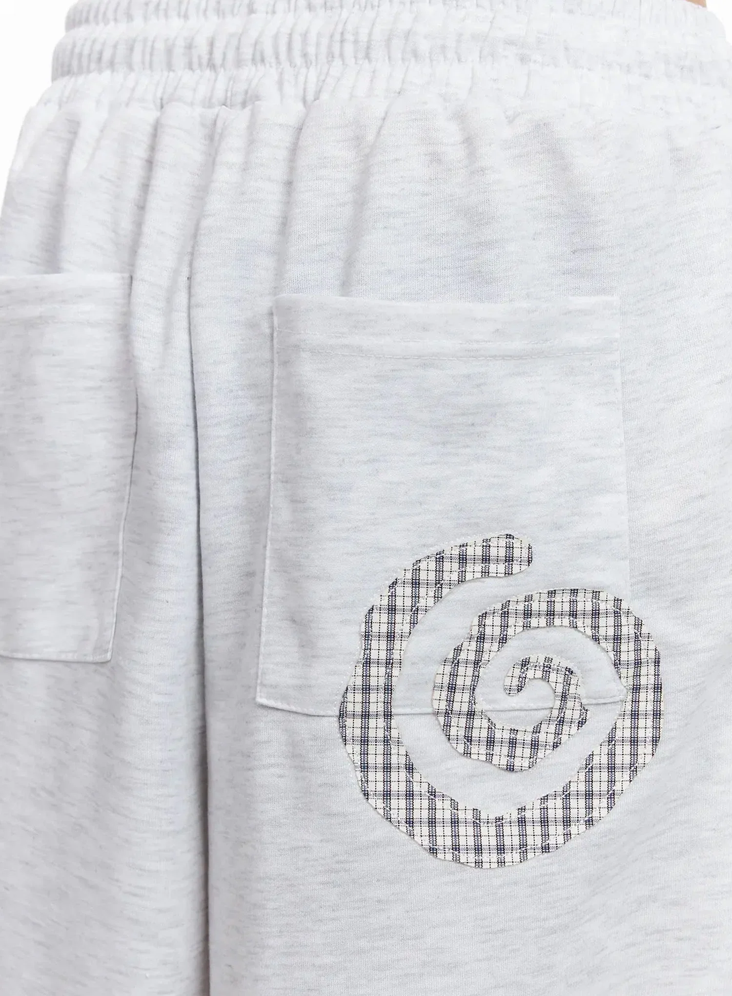 Plaid Spiral Detail Sweatpants IA523 - Image 14