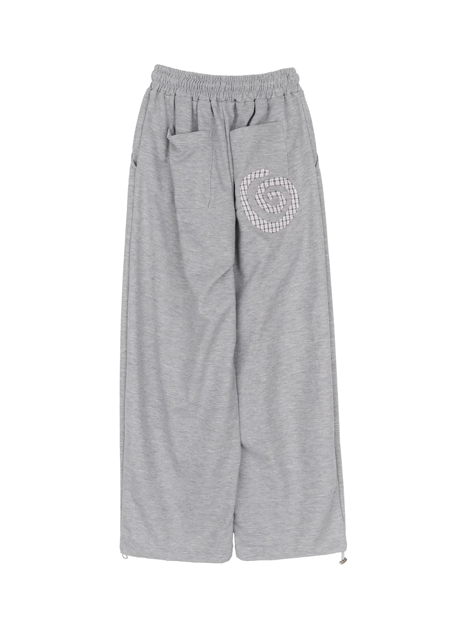 Plaid Spiral Detail Sweatpants IA523 - Image 22