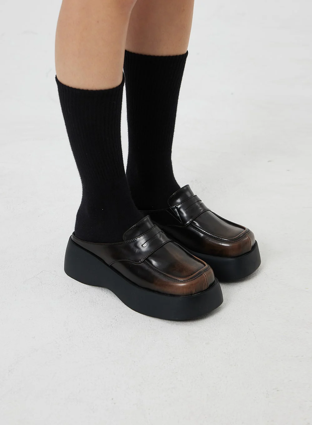Platform Loafer Mules CF327 - Image 2