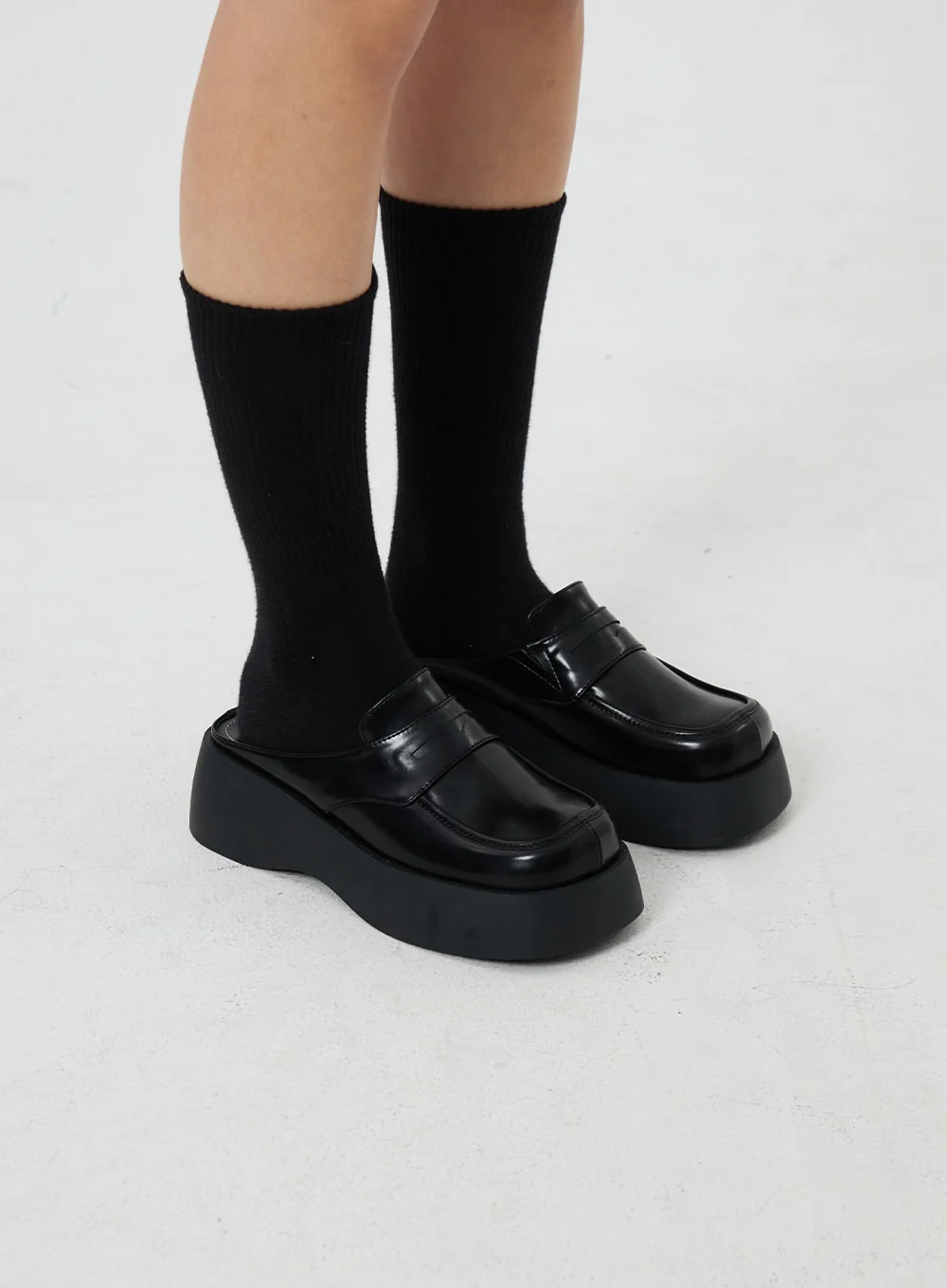 Platform Loafer Mules CF327 - Image 6