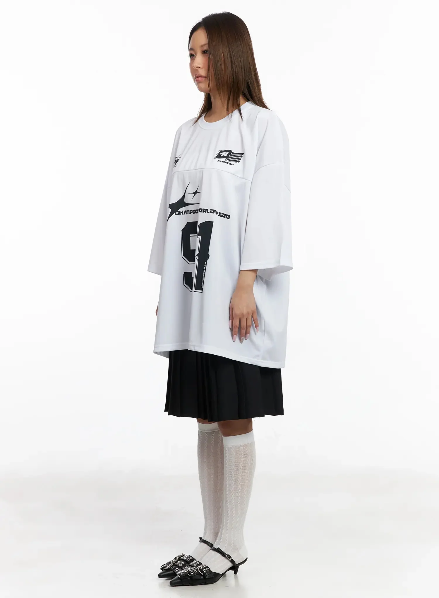 Pleated Midi Skirt IY504 - Image 7