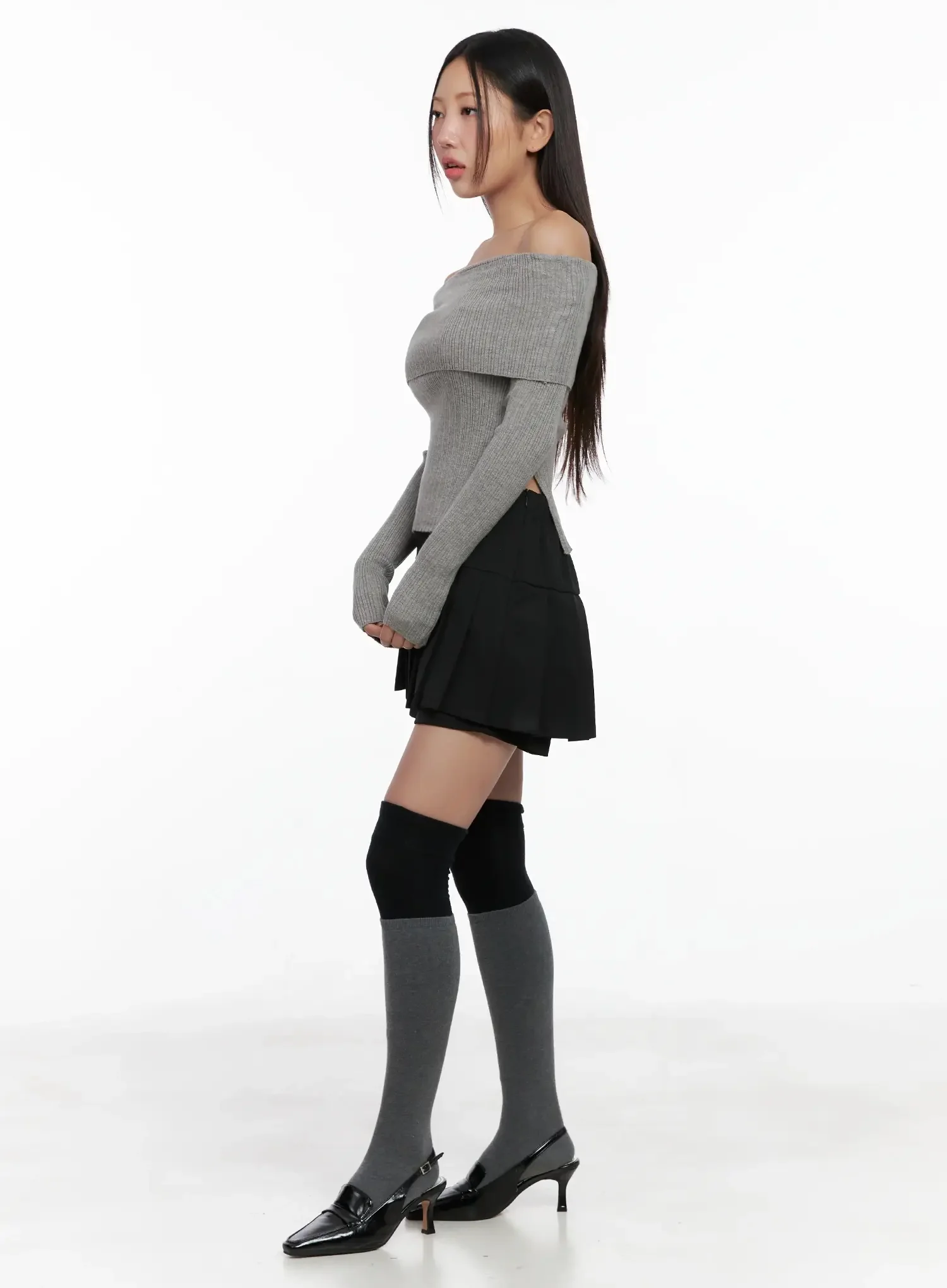 Pleated Mini Skort IG527 - Image 5