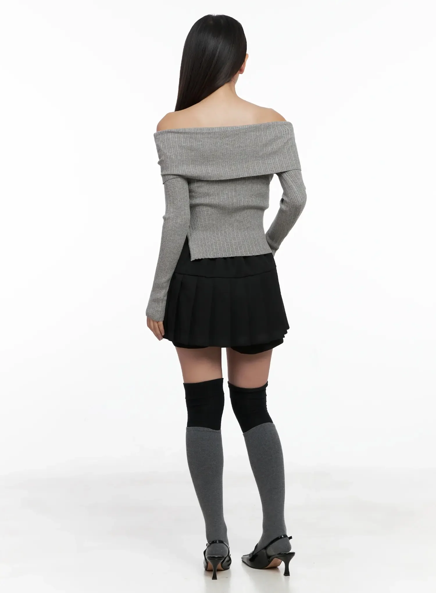 Pleated Mini Skort IG527 - Image 6